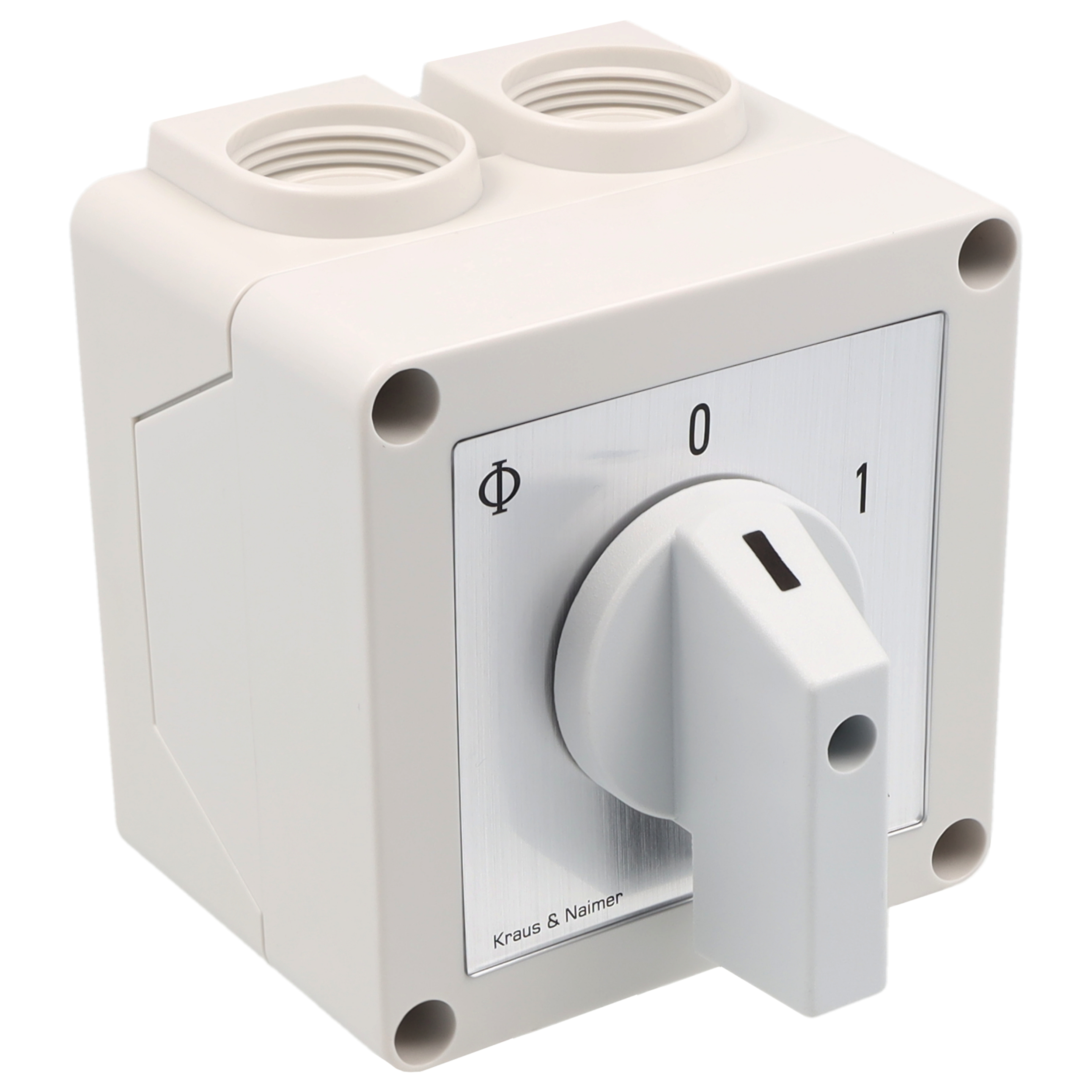 ON/OFF switch; 4-pole; 0-1; Plastic housing