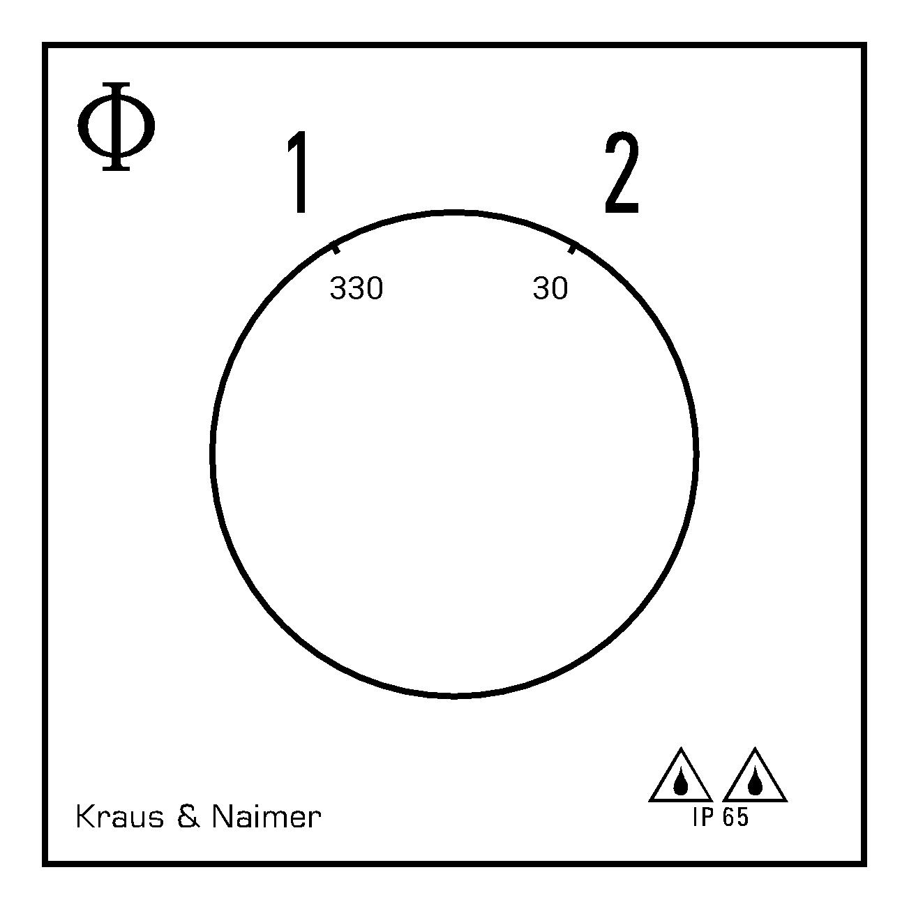 Umschalter o.0; 2-polig; 1-2; Kunststoffgehäuse