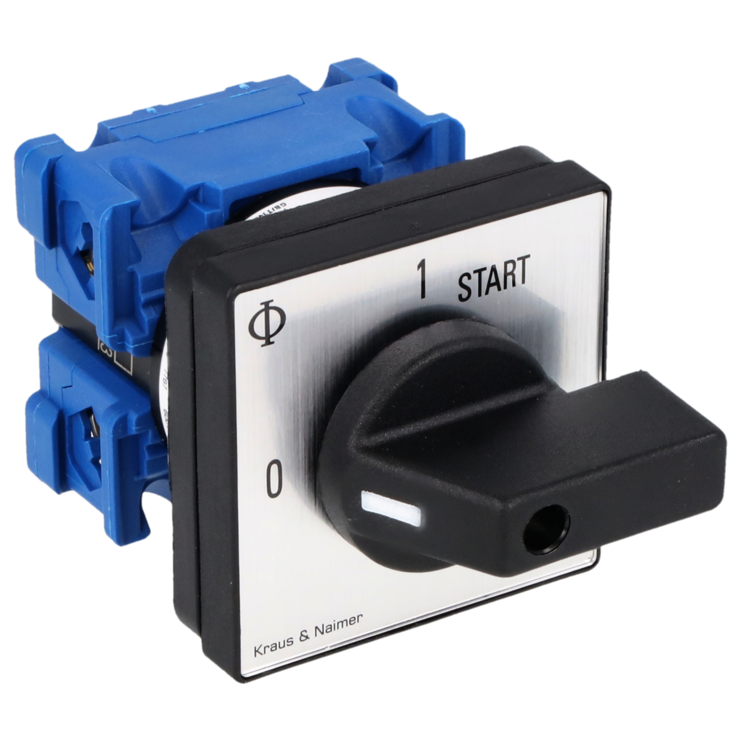 Changeover switch w/o OFF, SR; 1-pole; 1-2; Panel mounting 4-hole