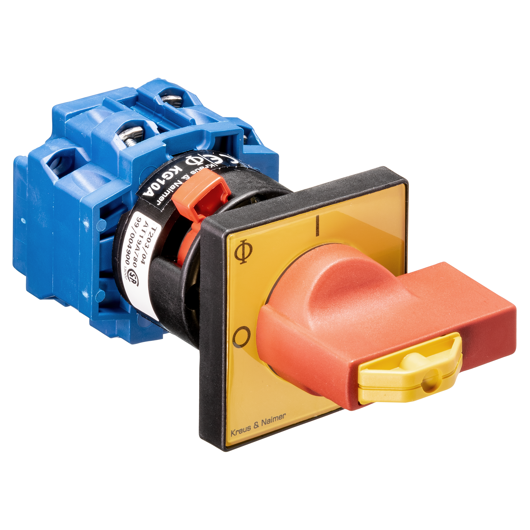 Hauptschalter; Ausschalter; 3-polig; 0-I; Zentralbefestigung; Sperrvorrichtung