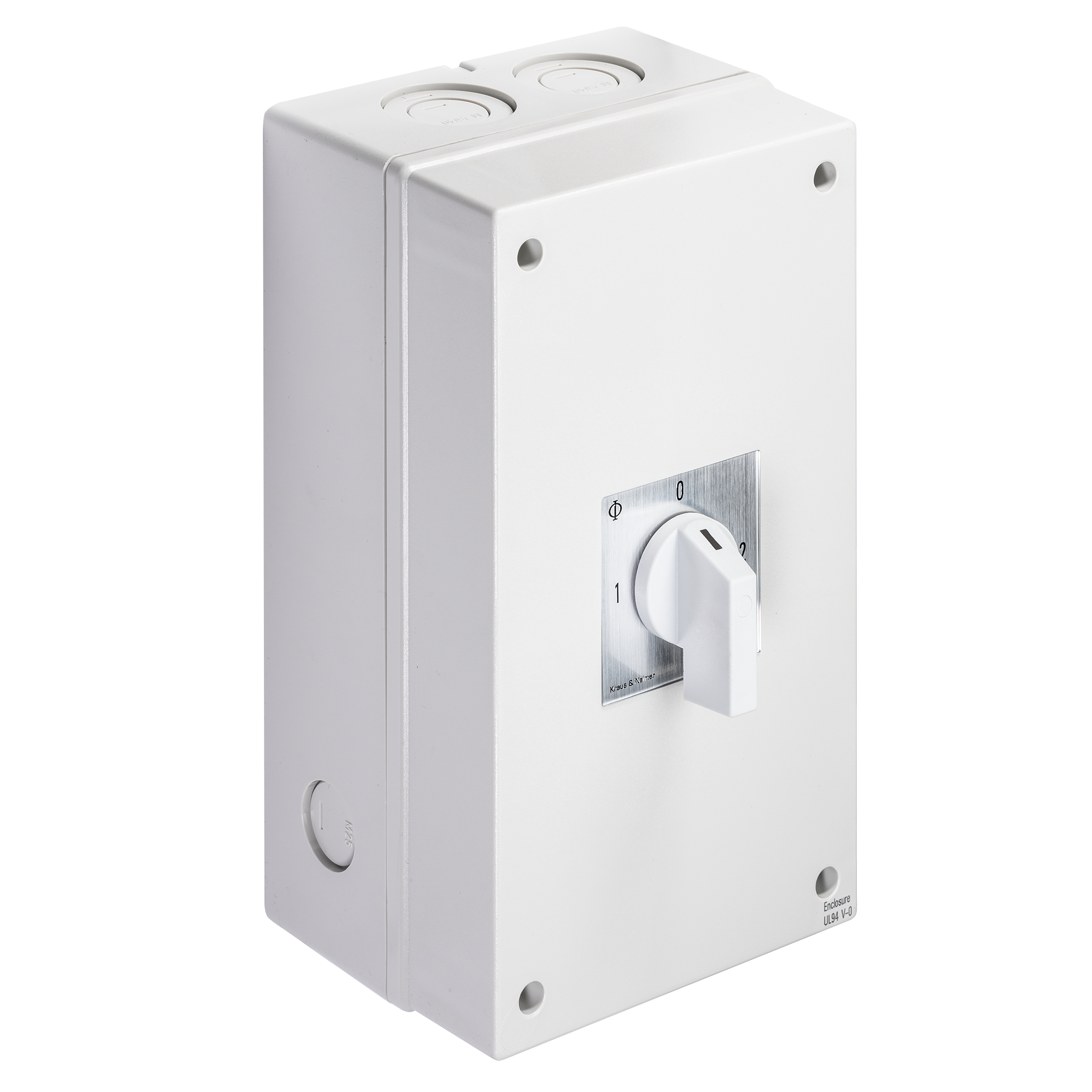 Umschalter m.0; 4-polig; 1-0-2; Kunststoffgehäuse