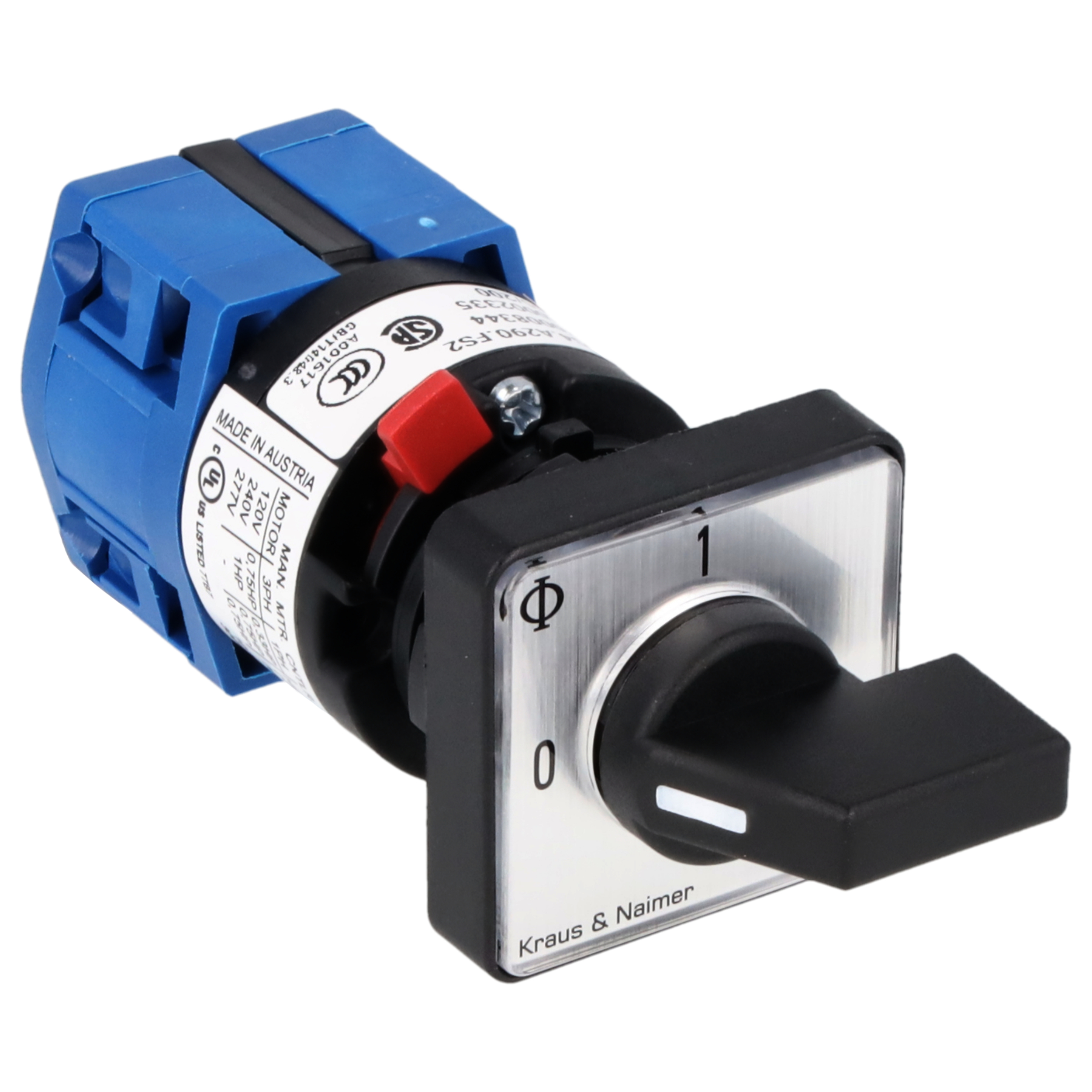 Ausschalter; 1-polig; 0-1; Zentralbefestigung