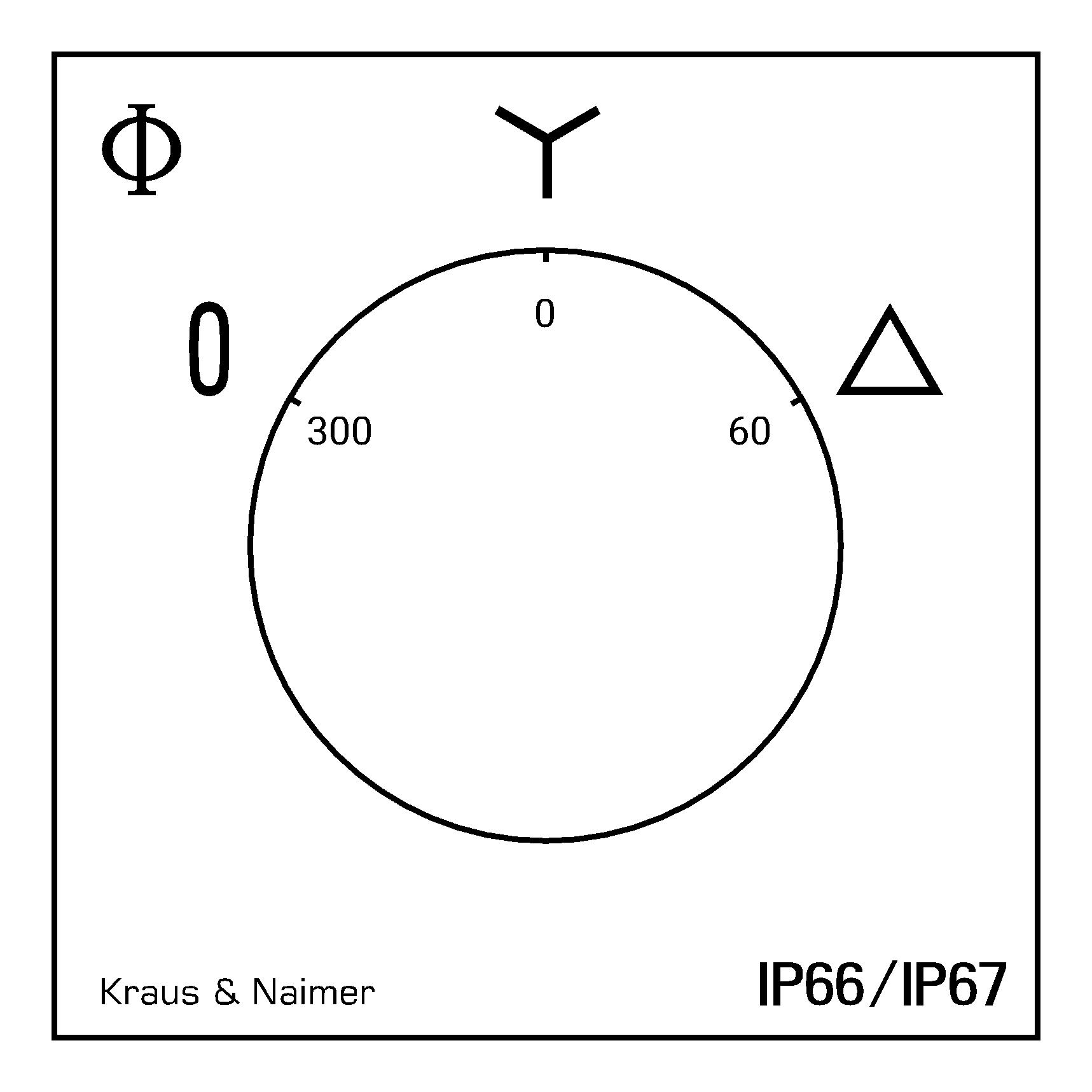 Star-delta switch; 0-Stern-Dreieck; Plastic housing