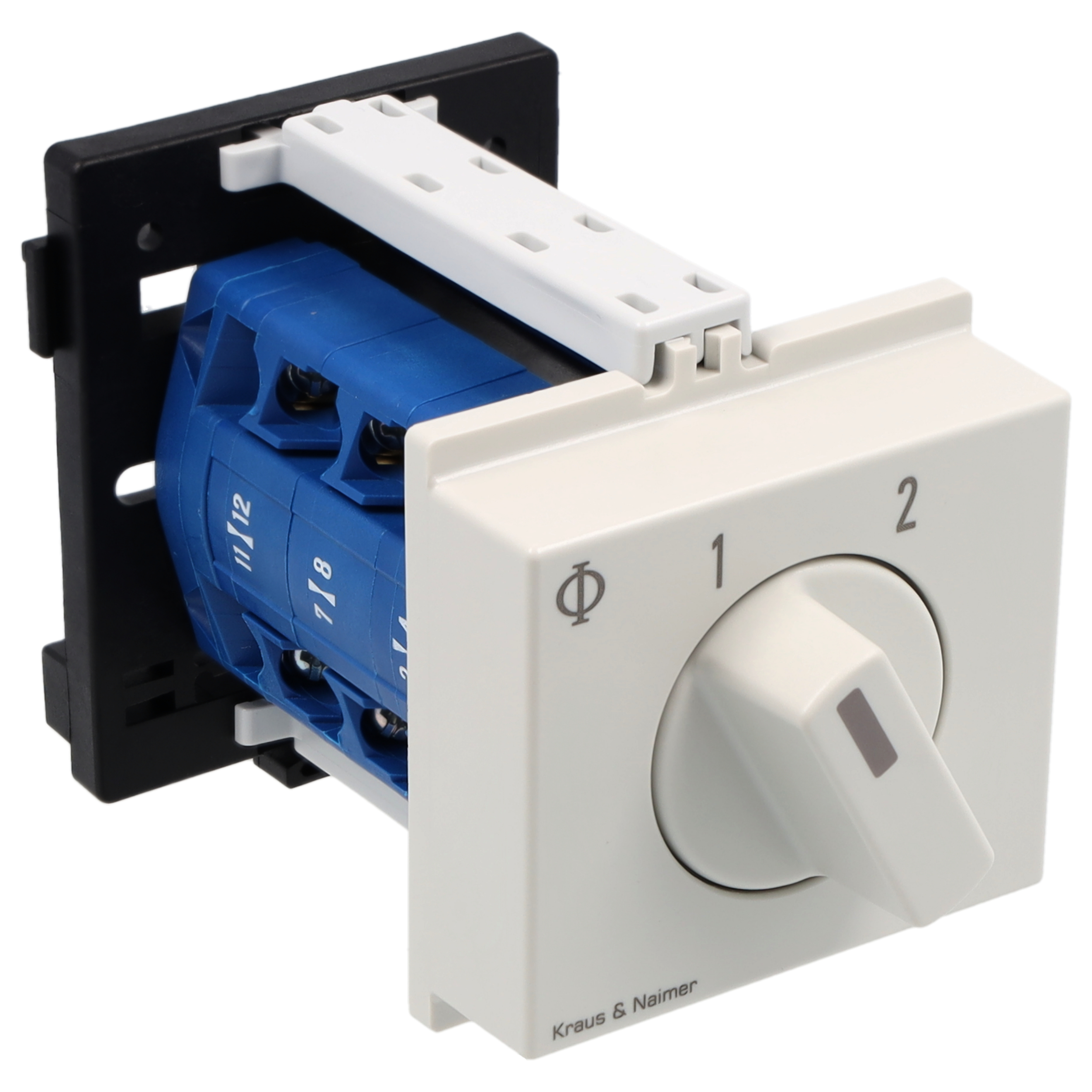 Umschalter o.0, galv.getr.; 3-polig; 1-2; Reiheneinbau