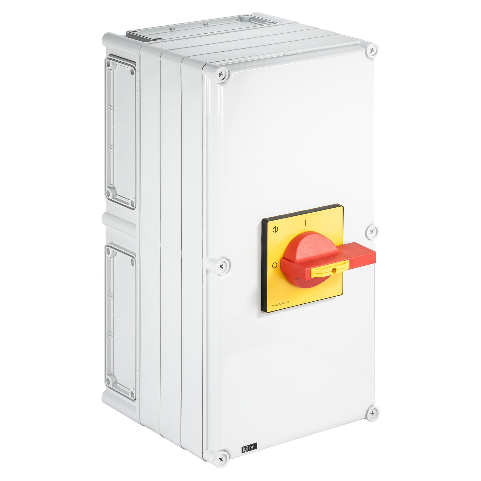 Main switch; ON/OFF switch; 6-pole; 0-I; Base mounting; Padlock Device; Door Clutch; Auxiliary Contact