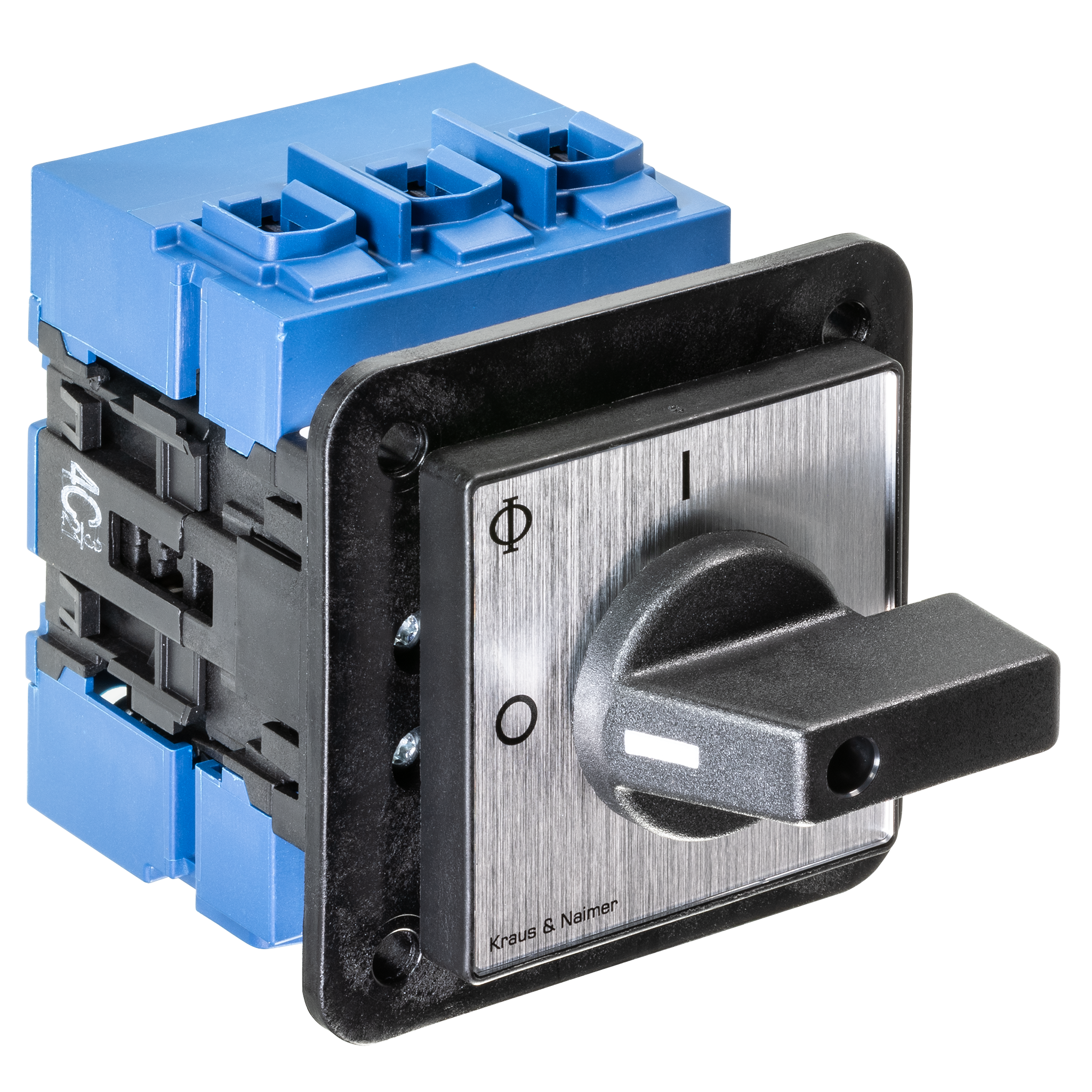 Ausschalter; 3-polig; 0-I; Fronteinbau 4-Loch