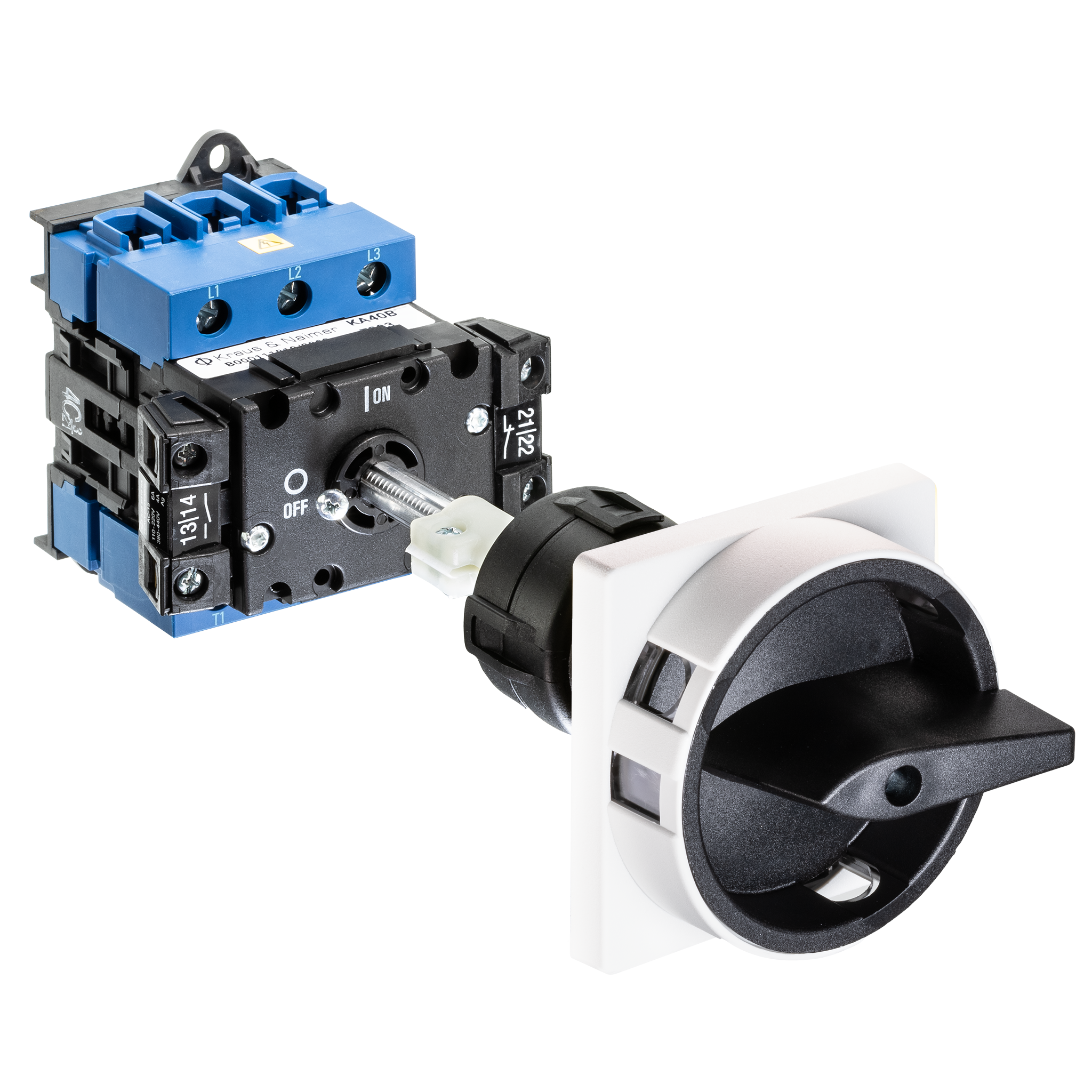 Main switch; ON/OFF switch; 3-pole; 0-I; Base mounting/DIN rail ...