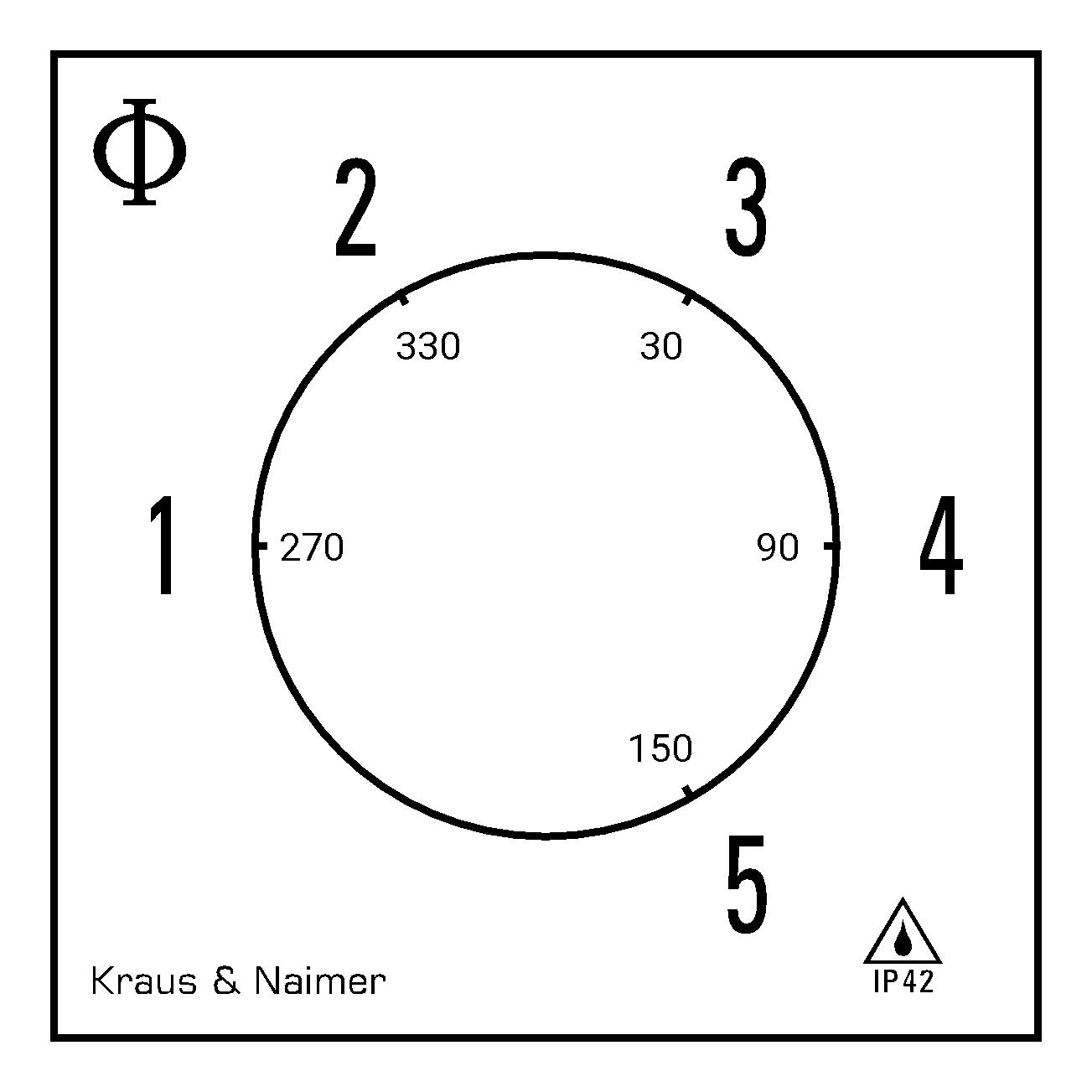 Stufenschalter 1-5; 1-polig; 1->5; Kunststoffgehäuse