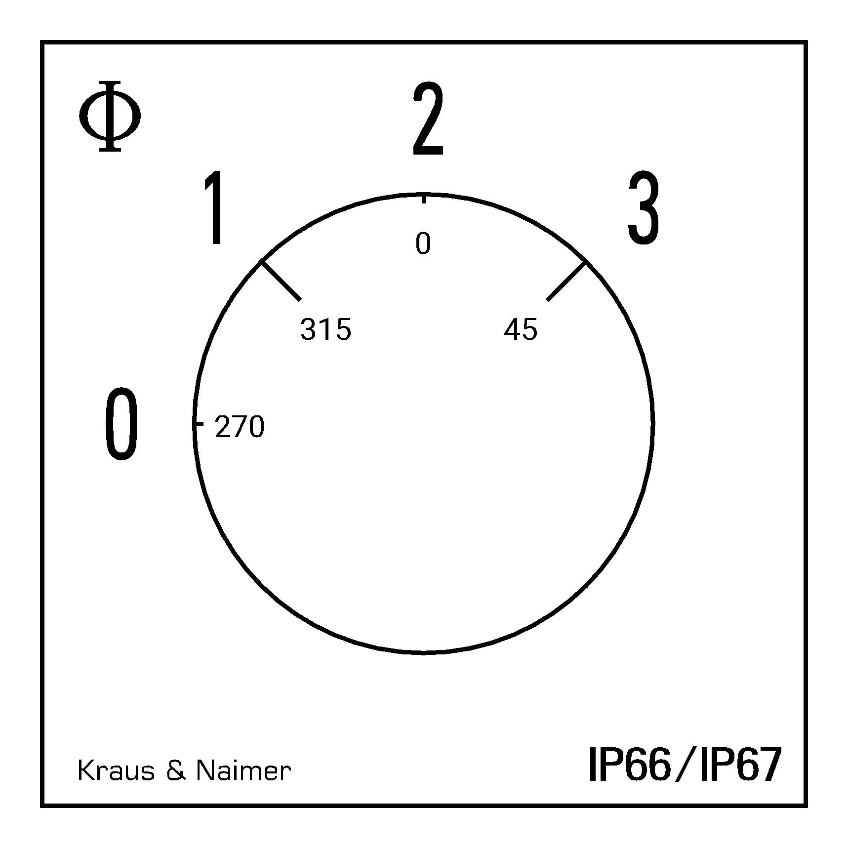 Stufenschalter 0-3; 1-polig; 0-1-2-3; Kunststoffgehäuse