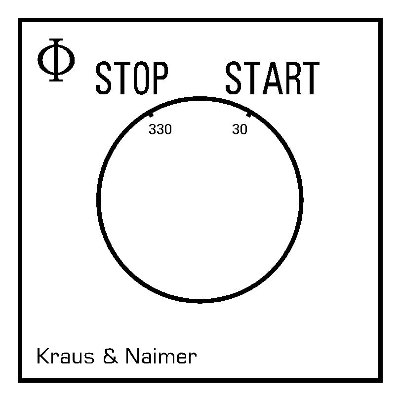 Momentary start stop switch, isol. cont.; STOP-START; Panel mounting 2-hole