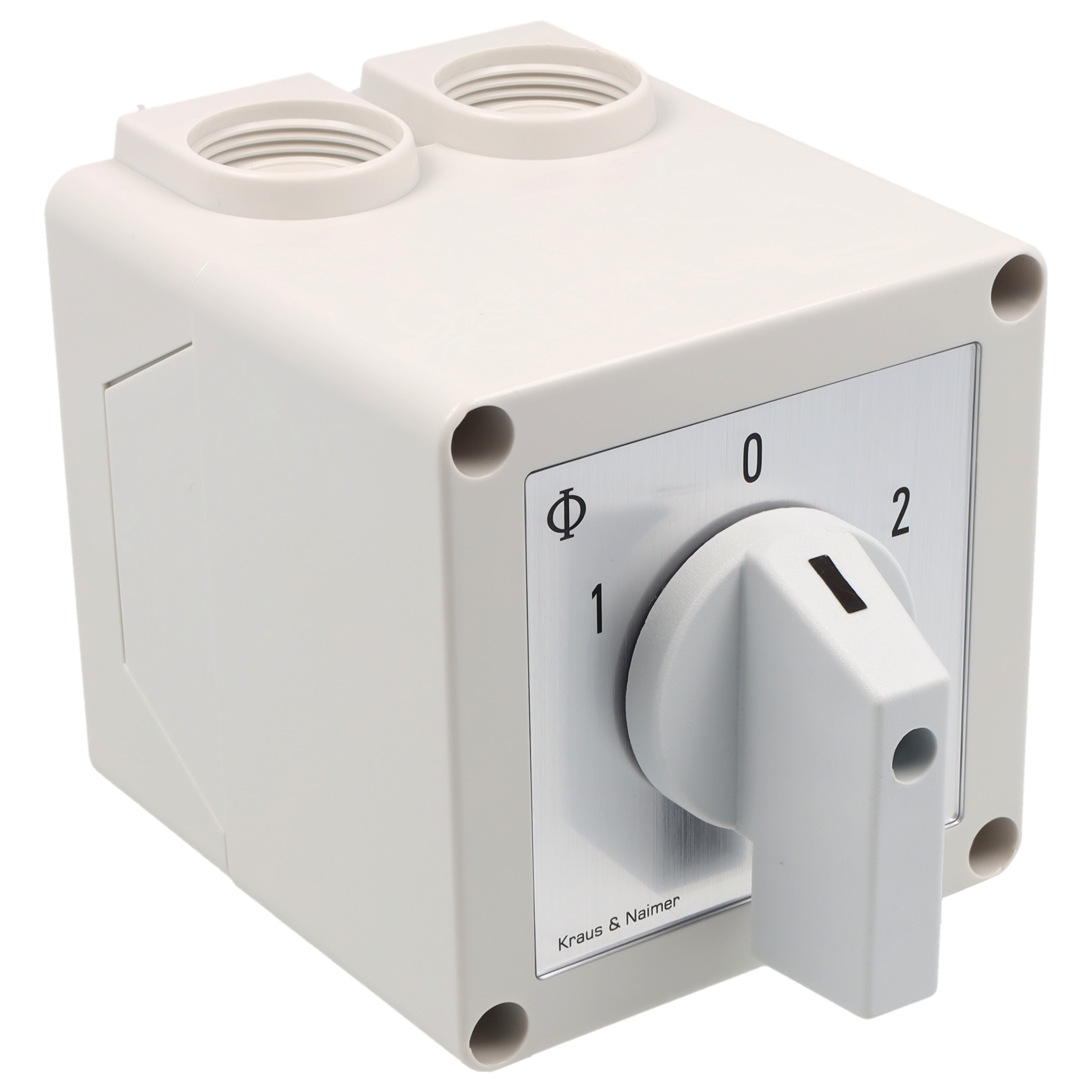 Schalter; 3-polig; 1-0-2; Kunststoffgehäuse