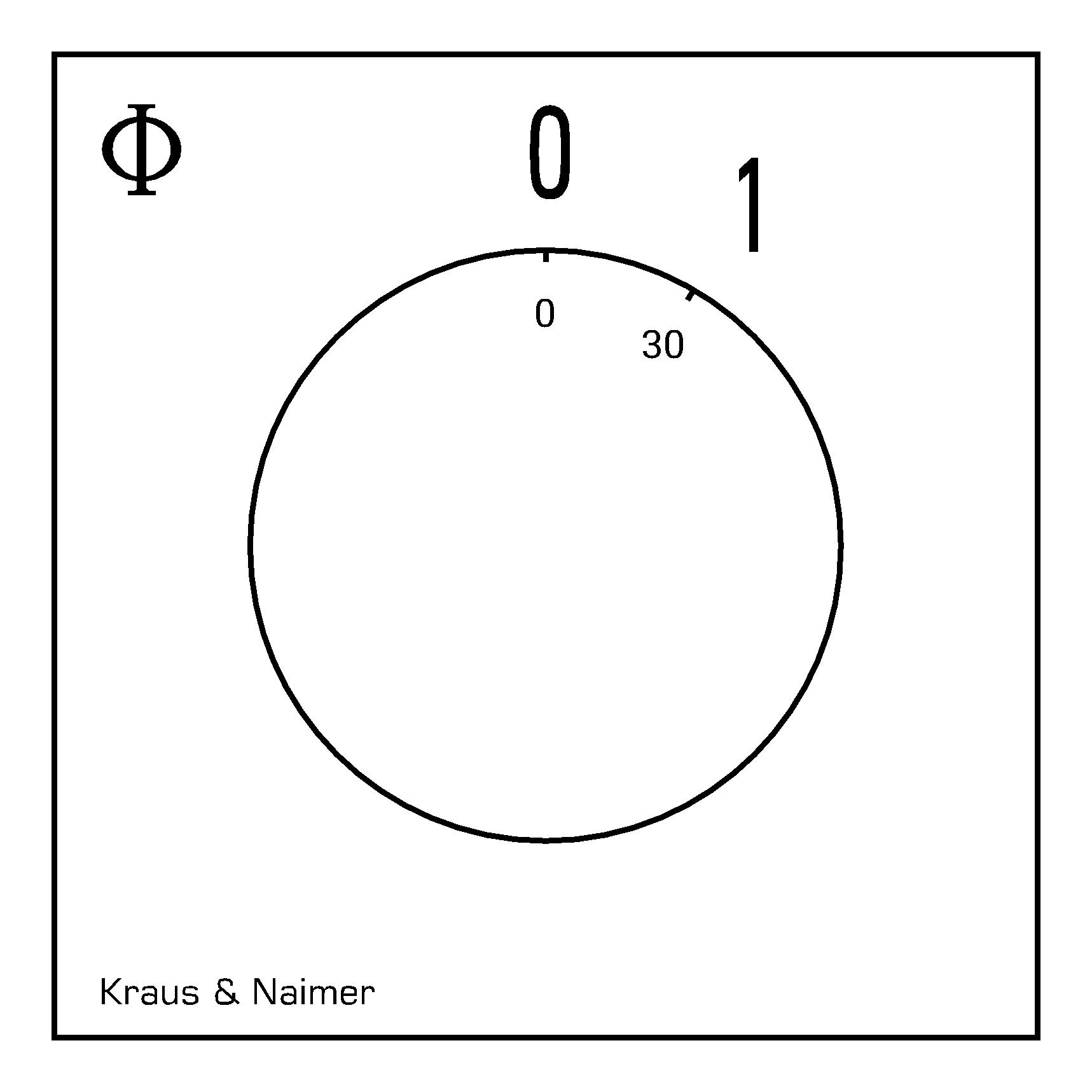 Schlüsselschalter; Ausschalter, RZ; 1-polig; 0-1; Kunststoffgehäuse; Schlüsseleinrichtung
