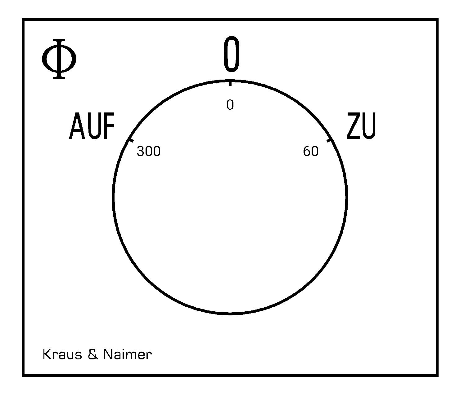 Umschalter m.0; 2-polig; AUF-0-ZU; Reiheneinbau