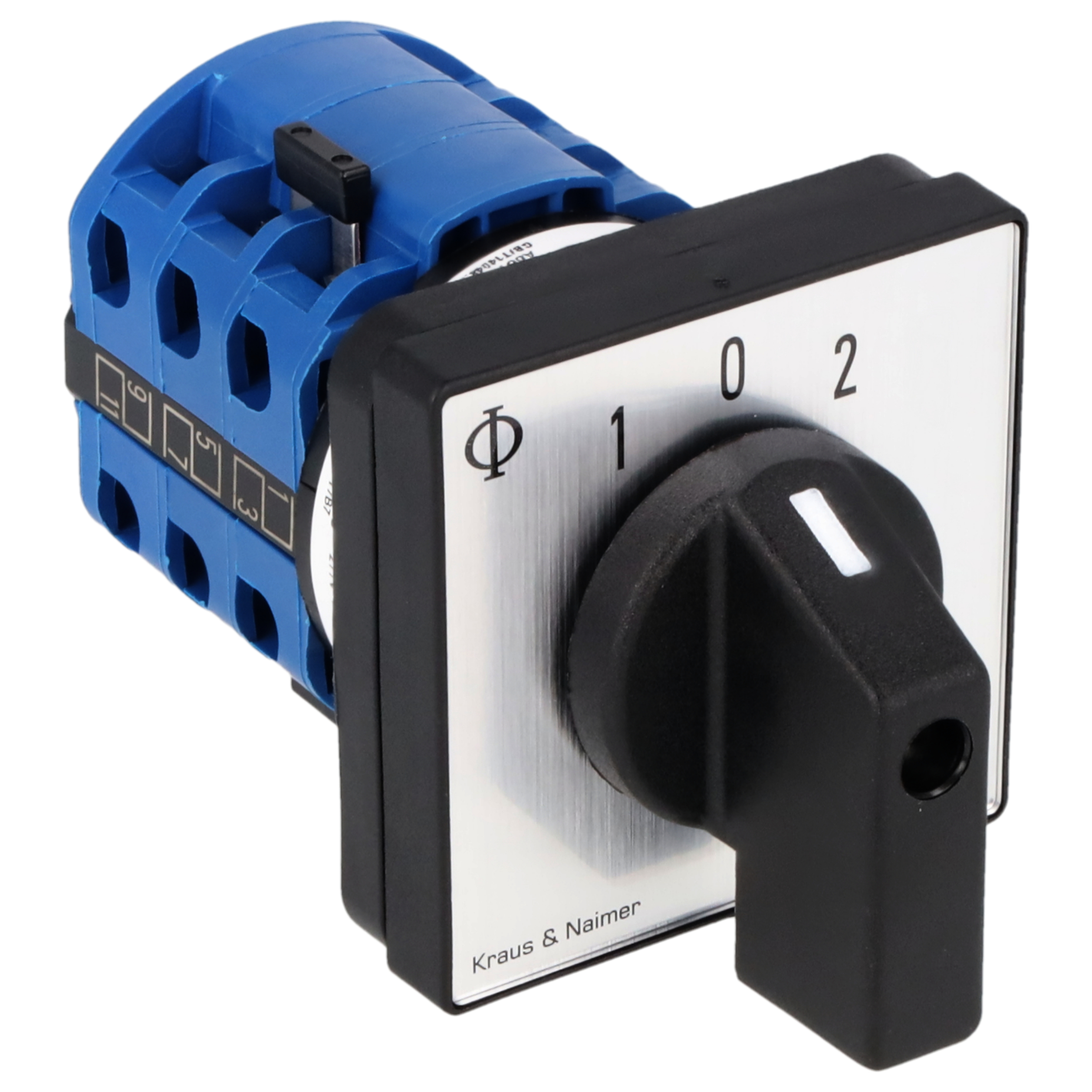 Reversing changeover switch w. OFF, SR; 3-pole; 1-0-1; Panel mounting 4-hole