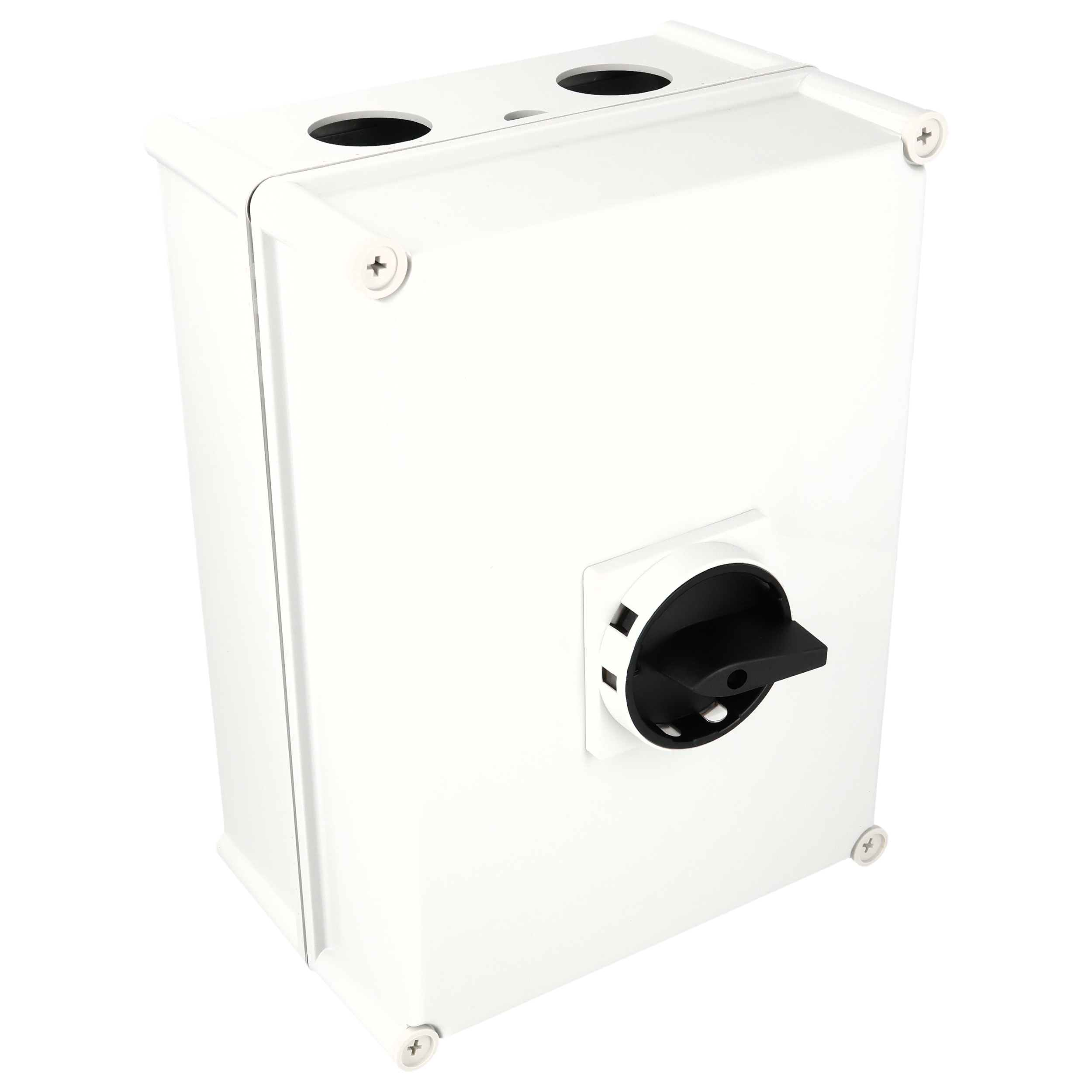 Main switch; ON/OFF switch; 6-pole; 0-I; Base mounting/DIN rail mounting; Padlock Device; black, electric gray; Door Clutch; PE-Terminal; Auxiliary Contact; NO 1; NC 1