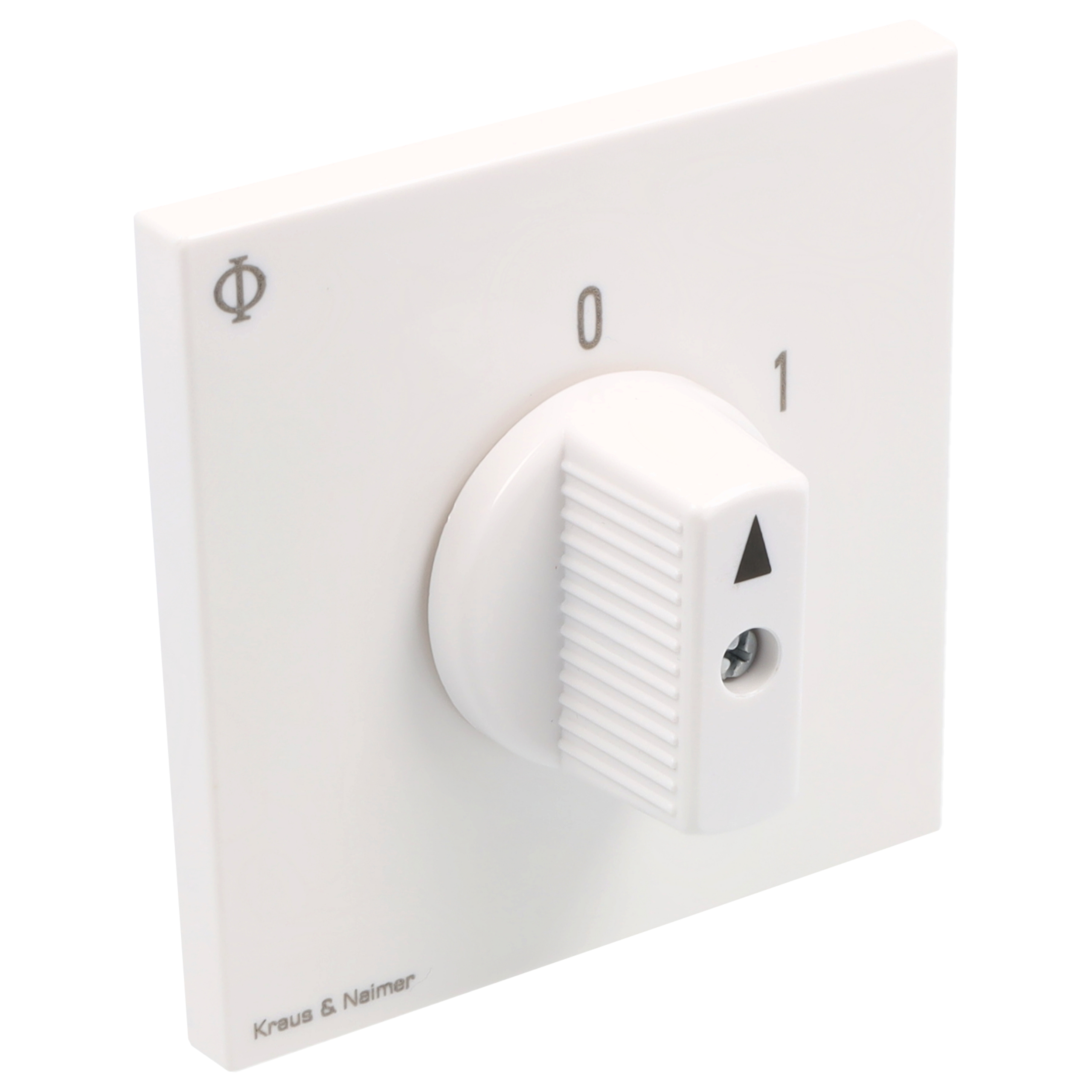 ON/OFF switch; 3-pole; 0-1; Flush mounting