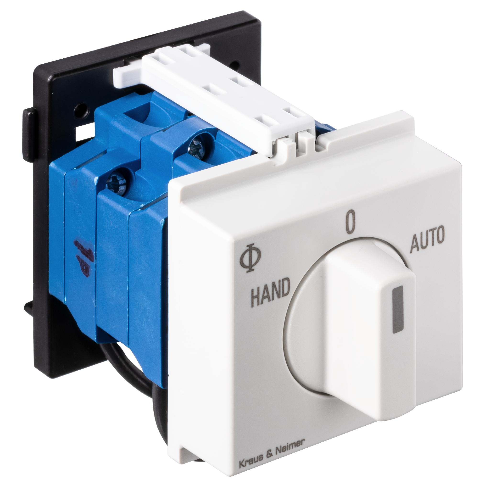 Switch; 3-pole; HAND-0-AUTO; DIN rail mounting