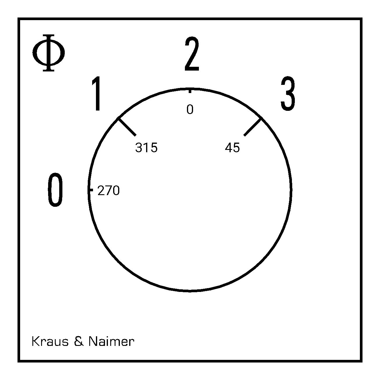 Multi-step switch 0-3; 1-pole; 0-1-2-3; Plastic housing