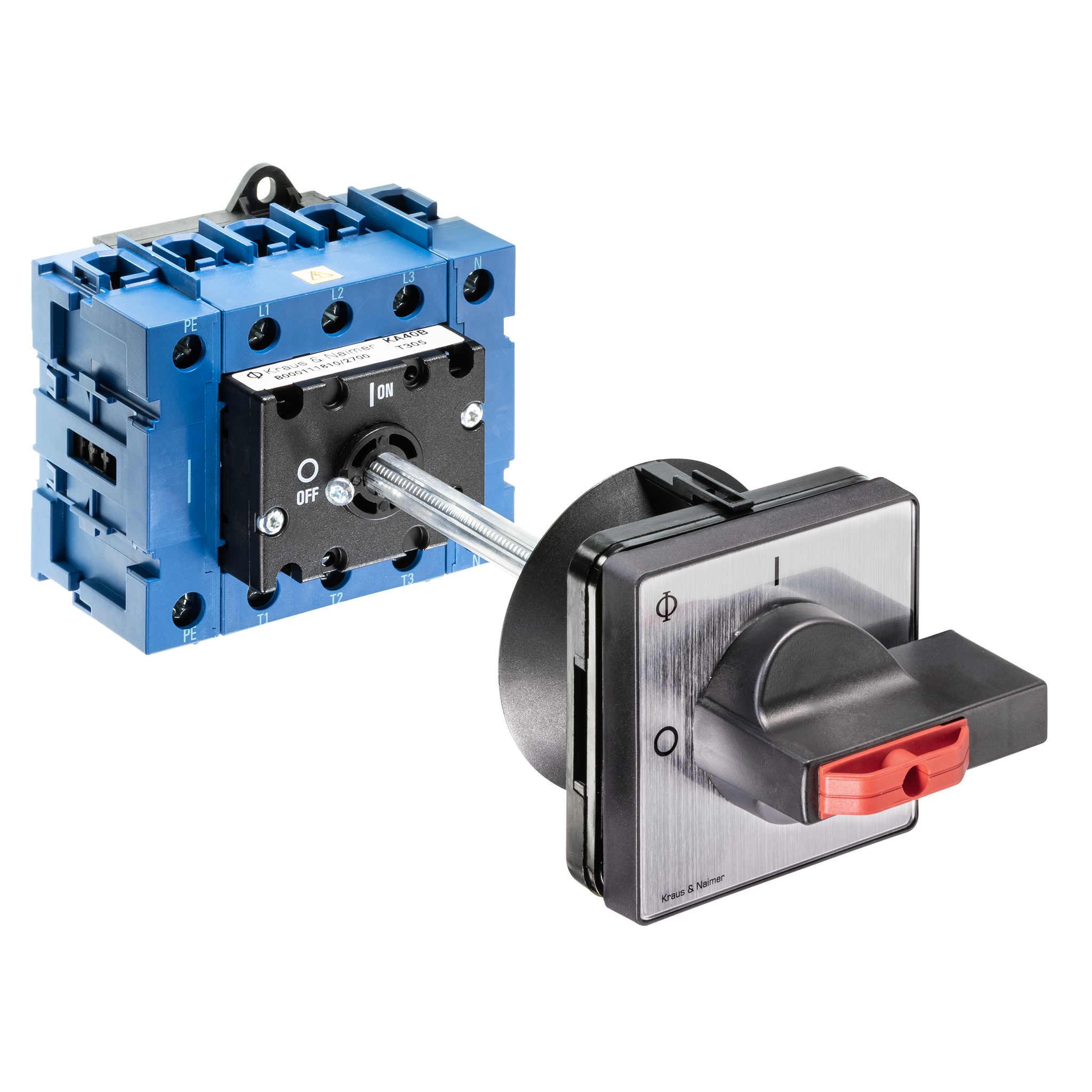 Main switch; ON/OFF switch + PE/N; 3-pole; 0-I; Base mounting/DIN rail mounting; Padlock Device; Door Clutch