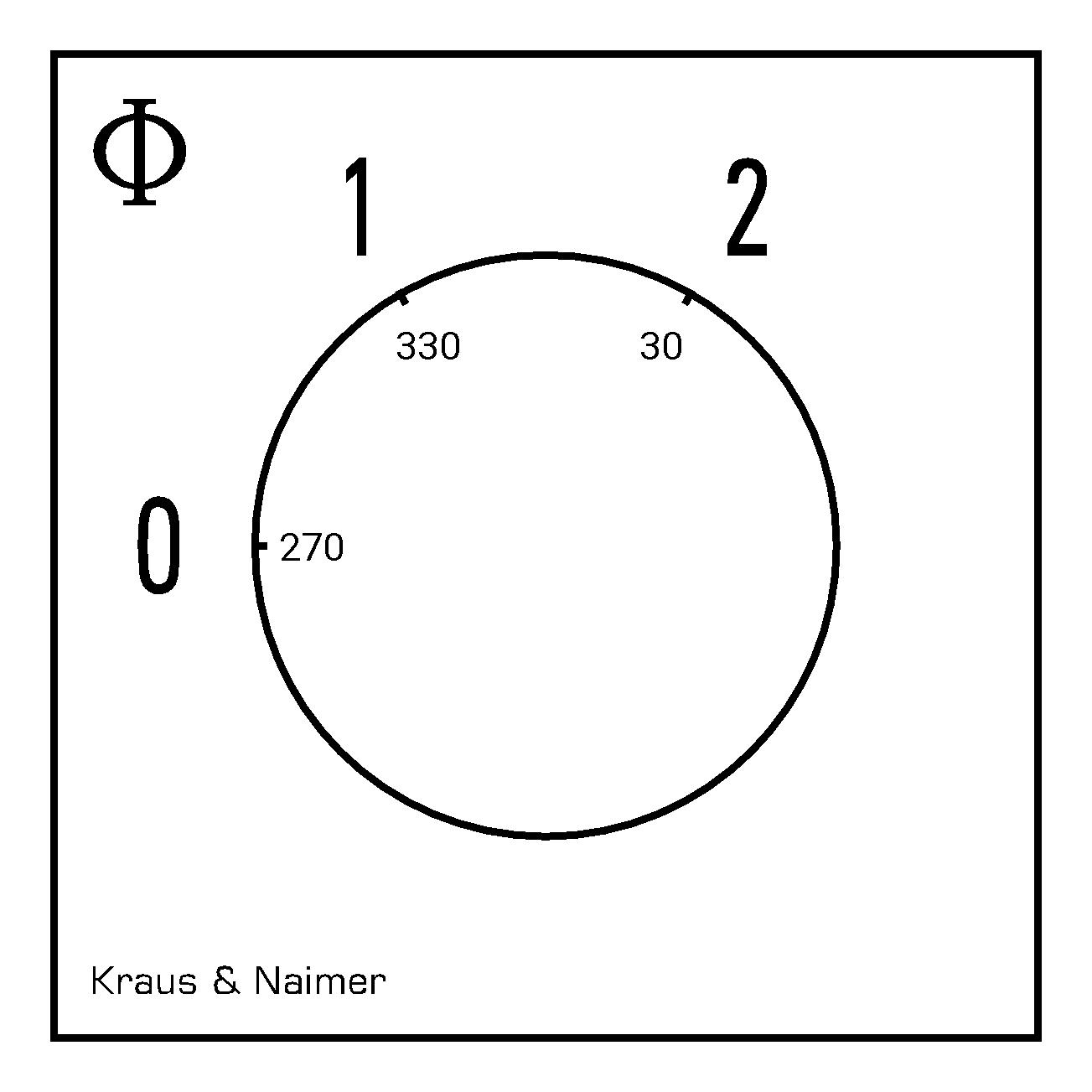 Stufenschalter 0-2; 1-polig; 0-1-2; Kunststoffgehäuse