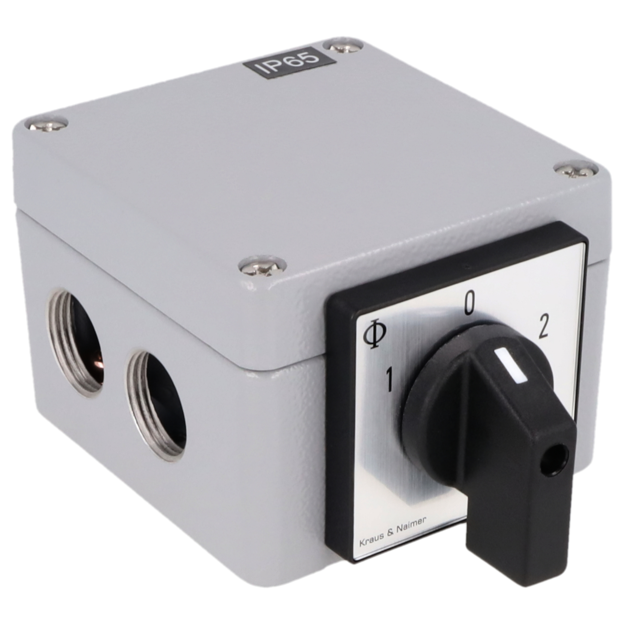 Switch; 3-pole; 1-0-2; aluminium enclosure