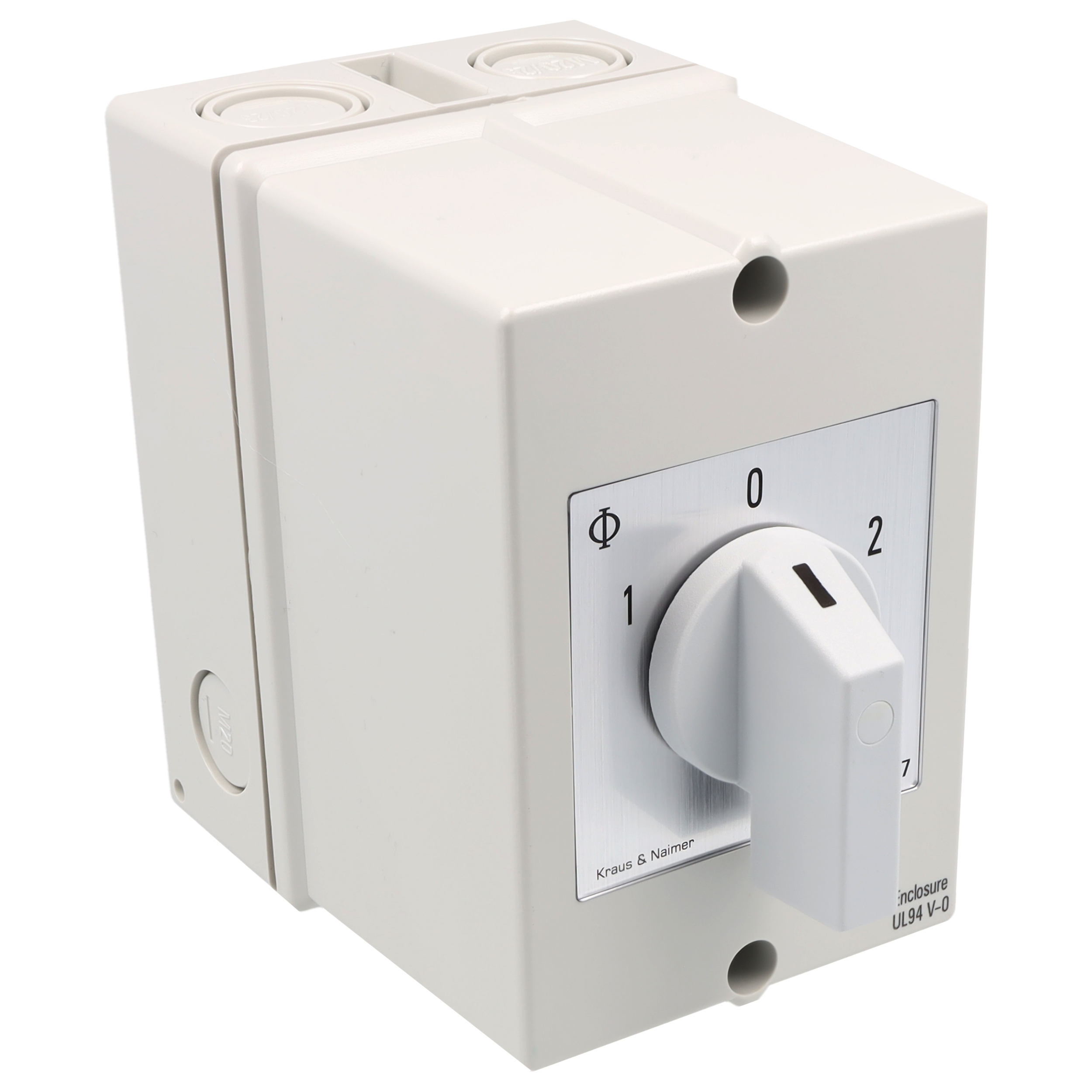 Switch; 3-pole; 1-0-2; Plastic housing