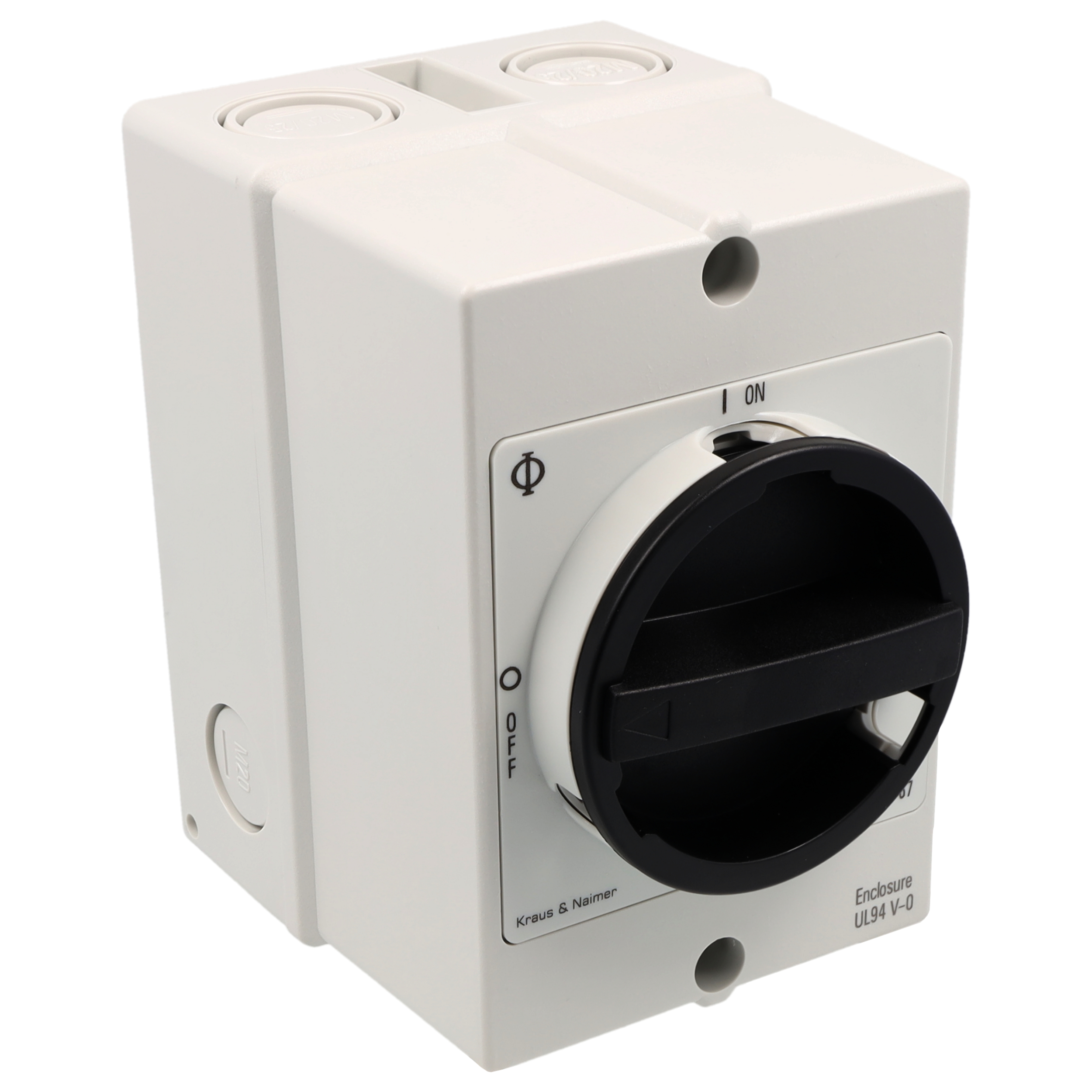 Ausschalter + NO/NC; 6-polig; 0OFF-ION; Kunststoffgehäuse