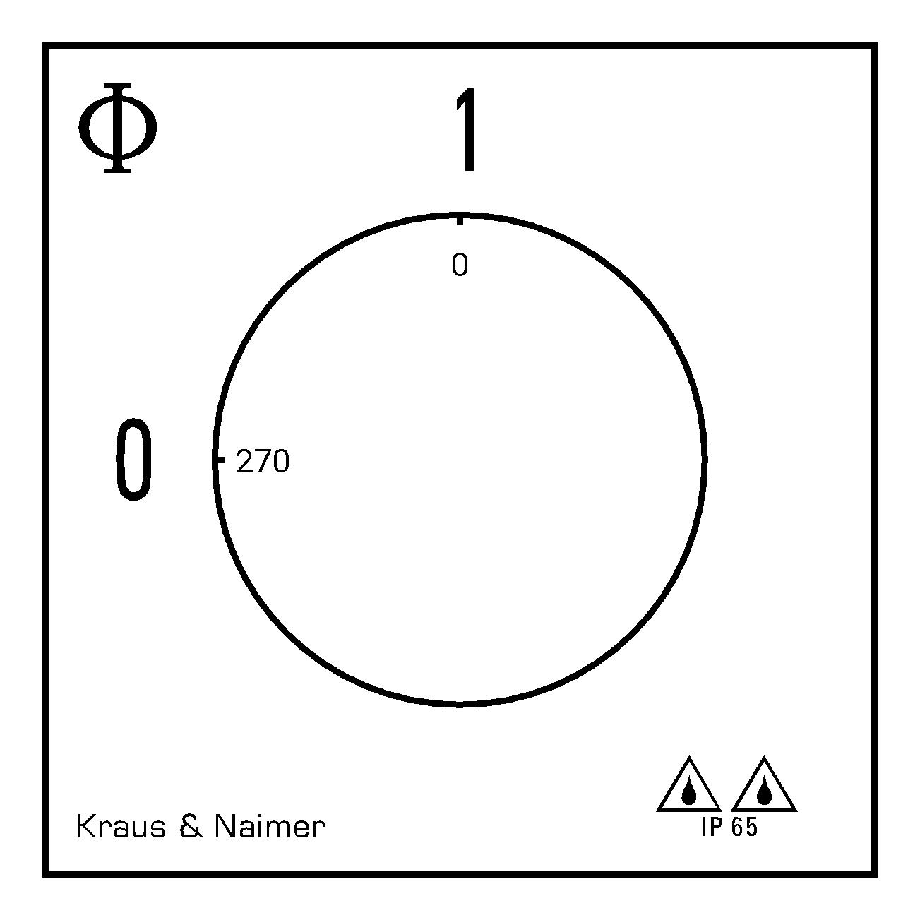 ON/OFF switch; 2-pole; 0-1; Plastic housing