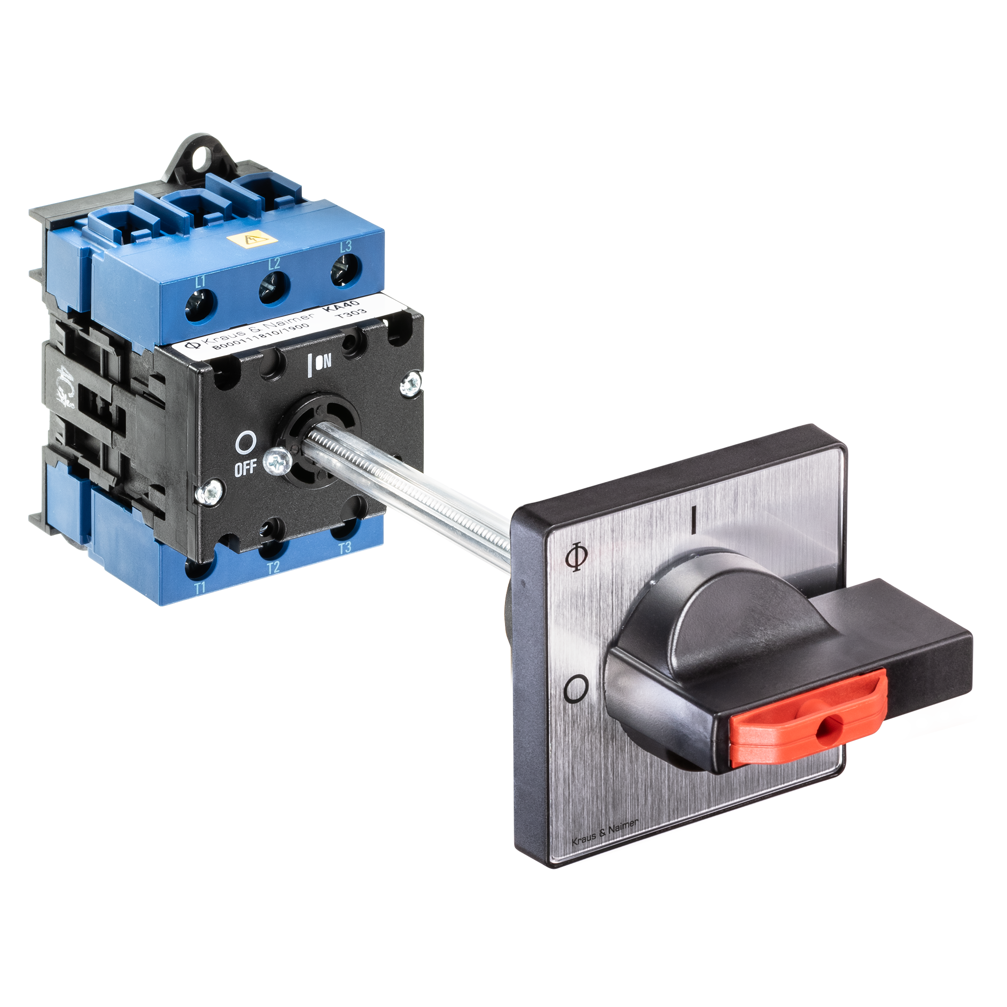 Main switch; ON/OFF switch; 3-pole; 0-I; Base mounting/DIN rail ...