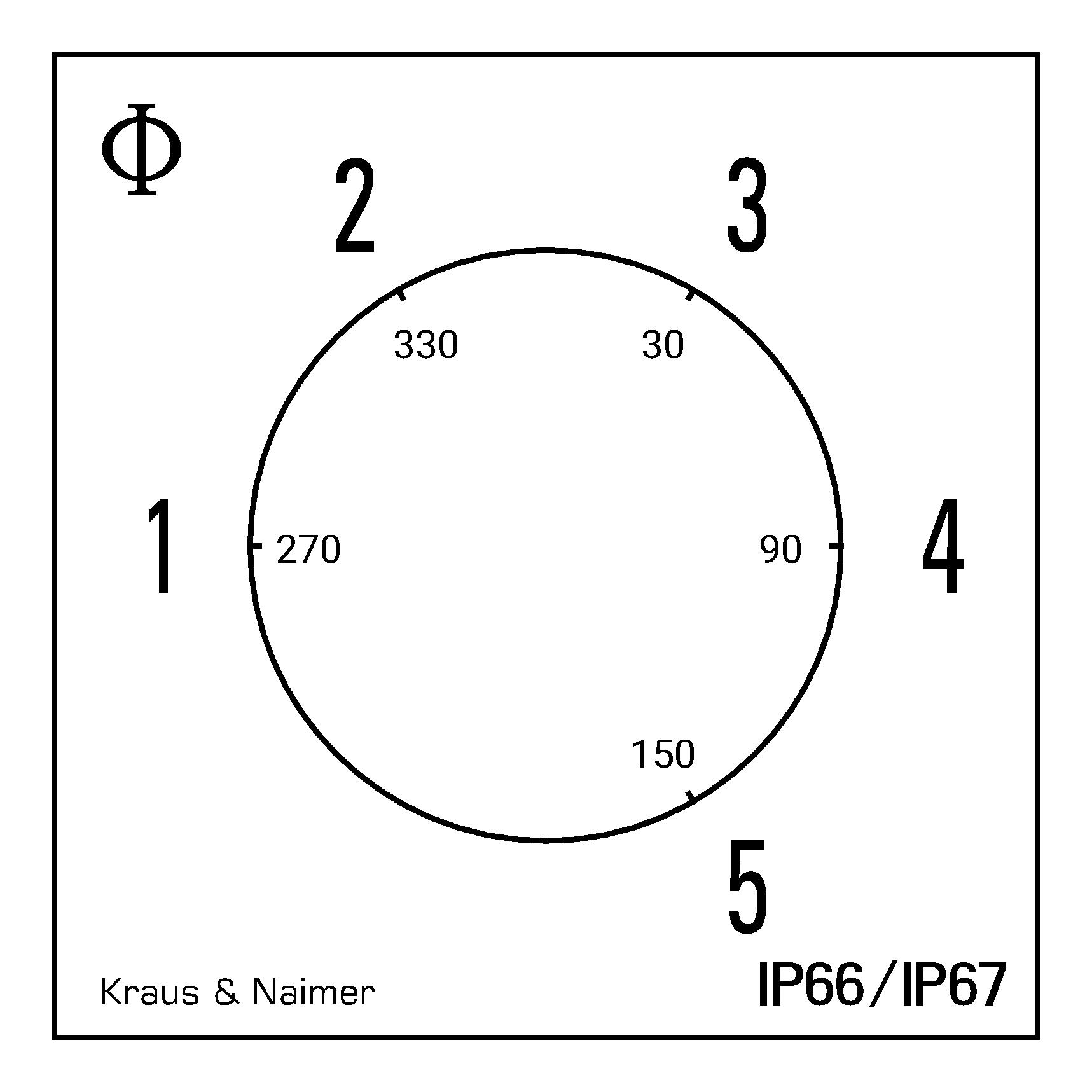 Stufenschalter 1-5; 1-polig; 1->5; Kunststoffgehäuse