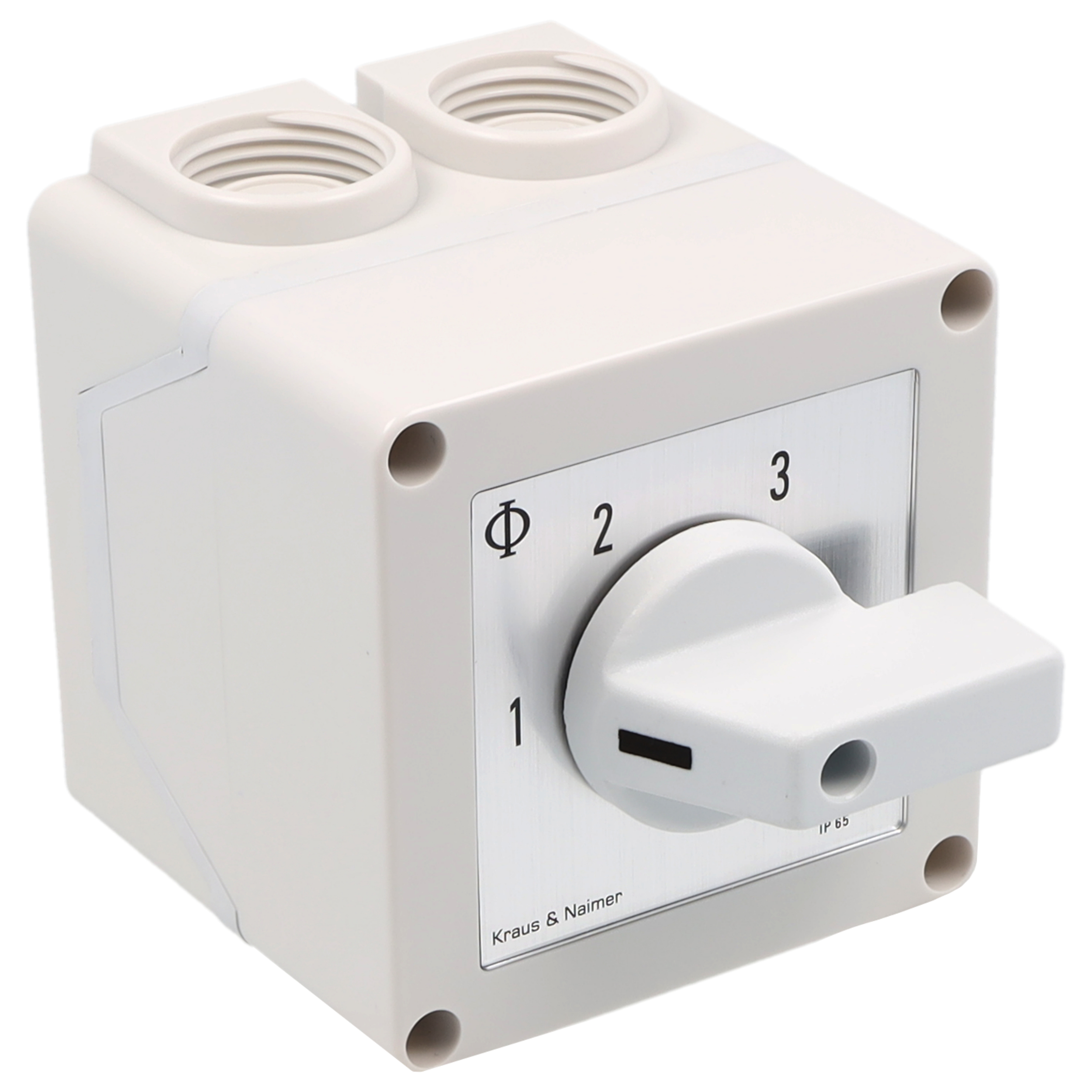 Stufenschalter 1-3; 2-polig; 1-2-3; Kunststoffgehäuse