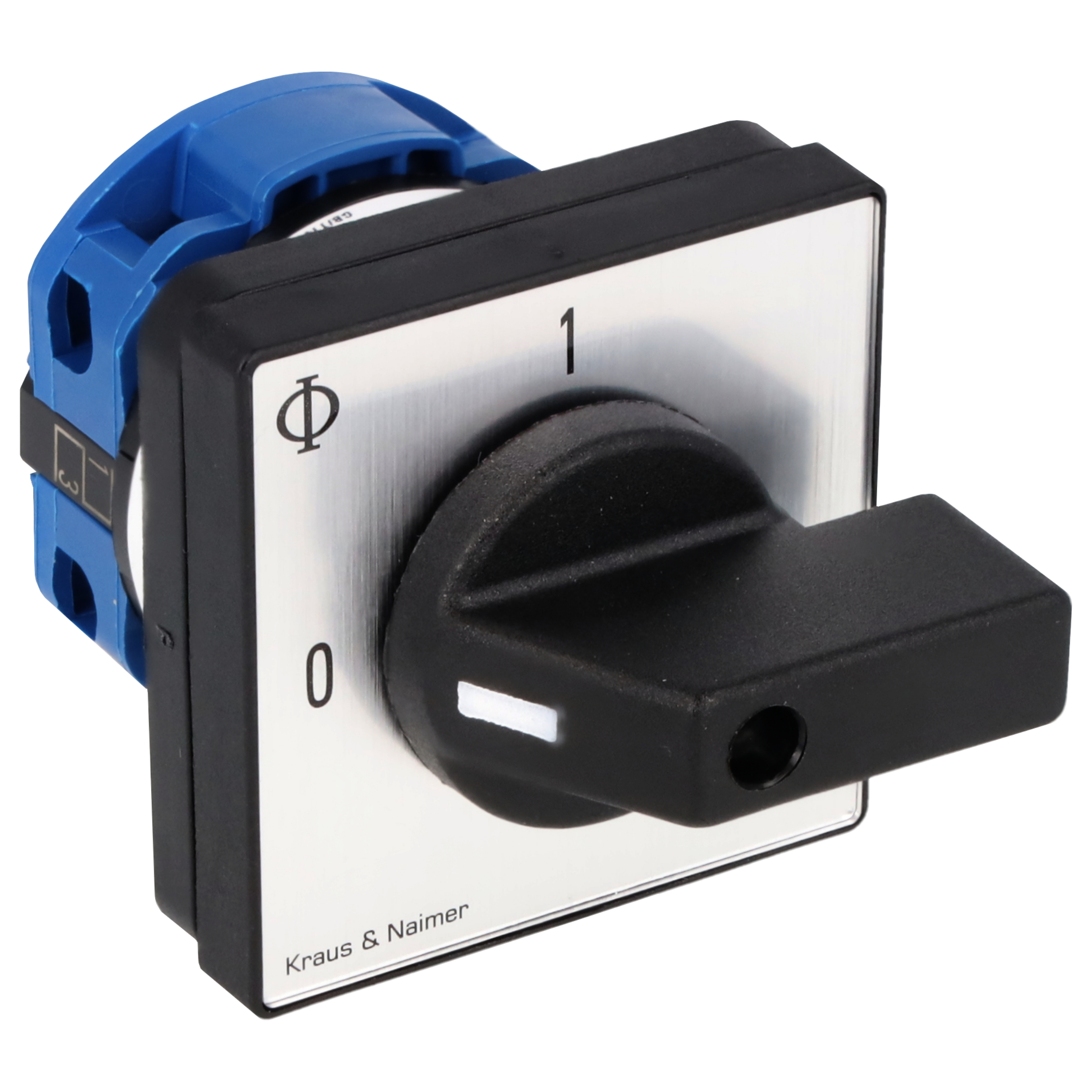 Ausschalter; 2-polig; 0-1; Fronteinbau 4-Loch