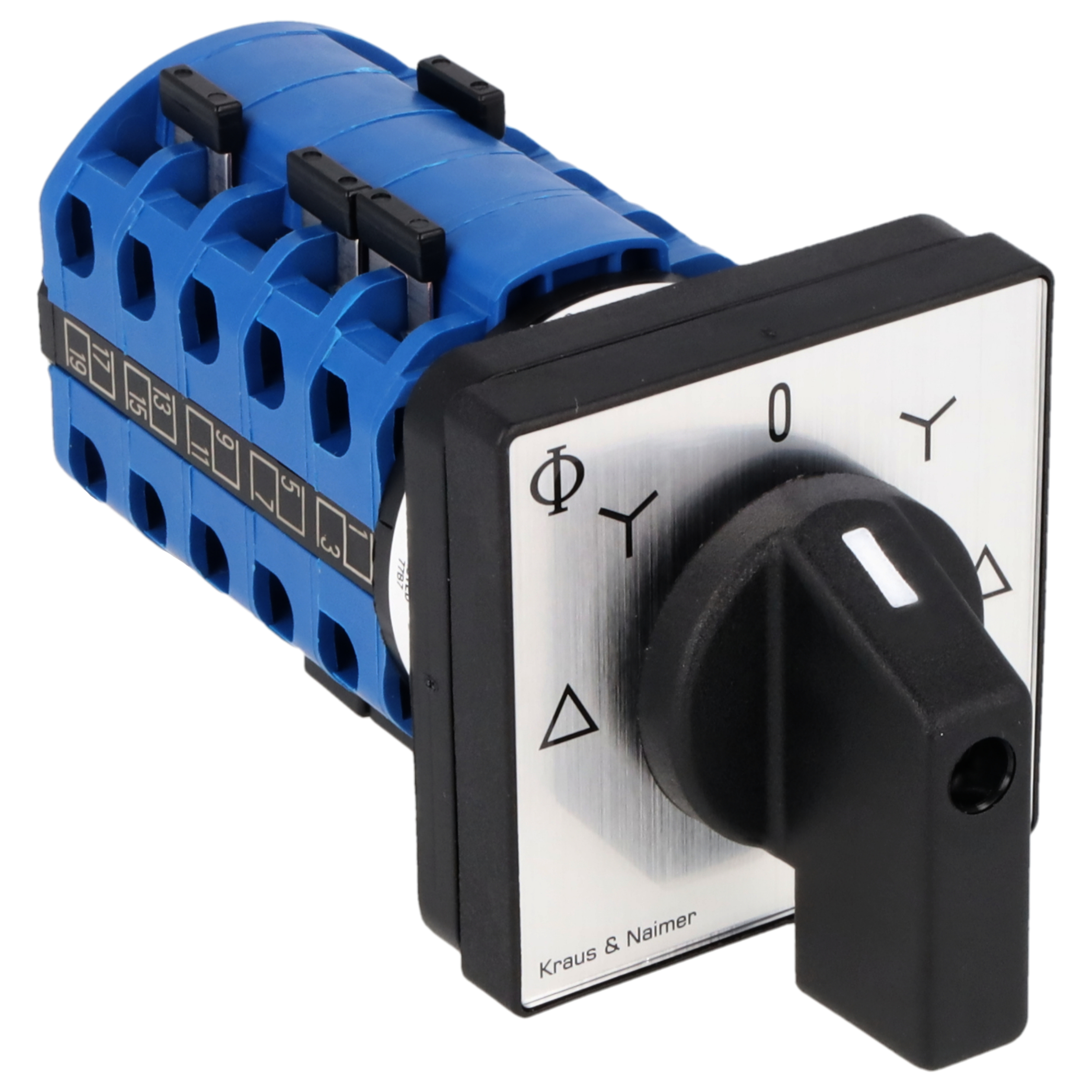 Stern-Dreieck-Schalter; Fronteinbau 4-Loch