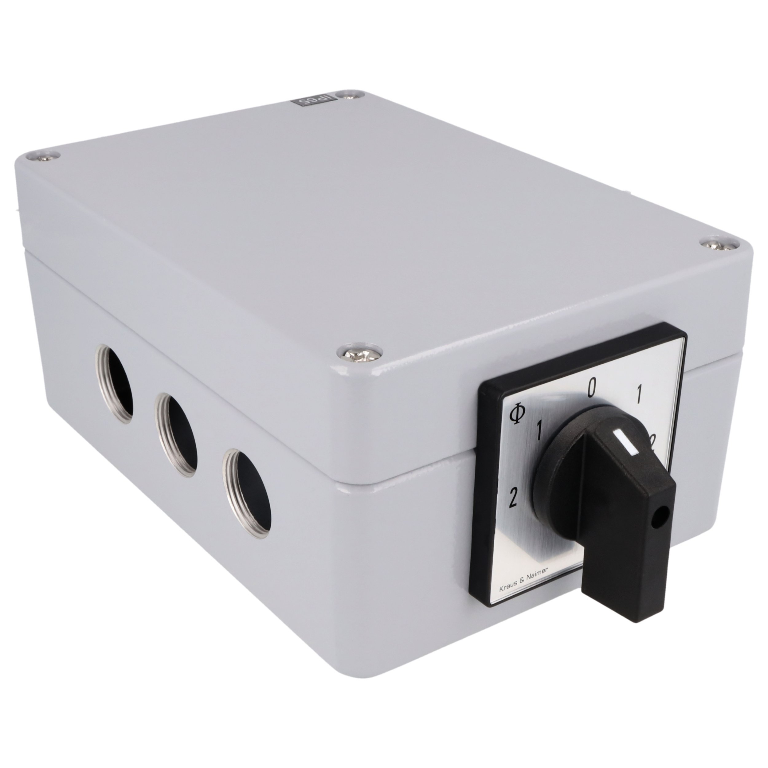 Wende-Dahlanderschalter; 2-1-0-1-2; ALU-Gehäuse