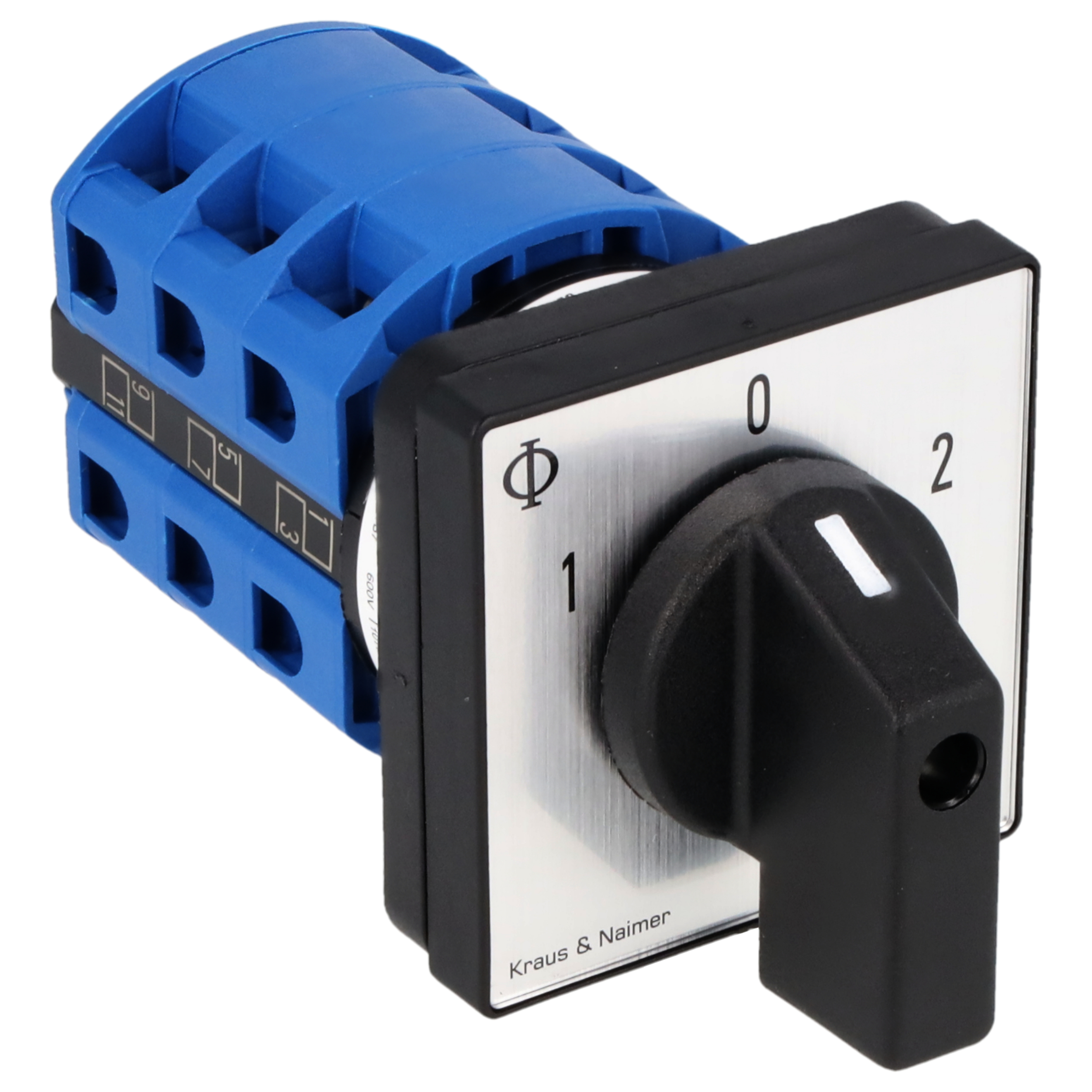 Switch; 3-pole; 1-0-2; Panel mounting 4-hole