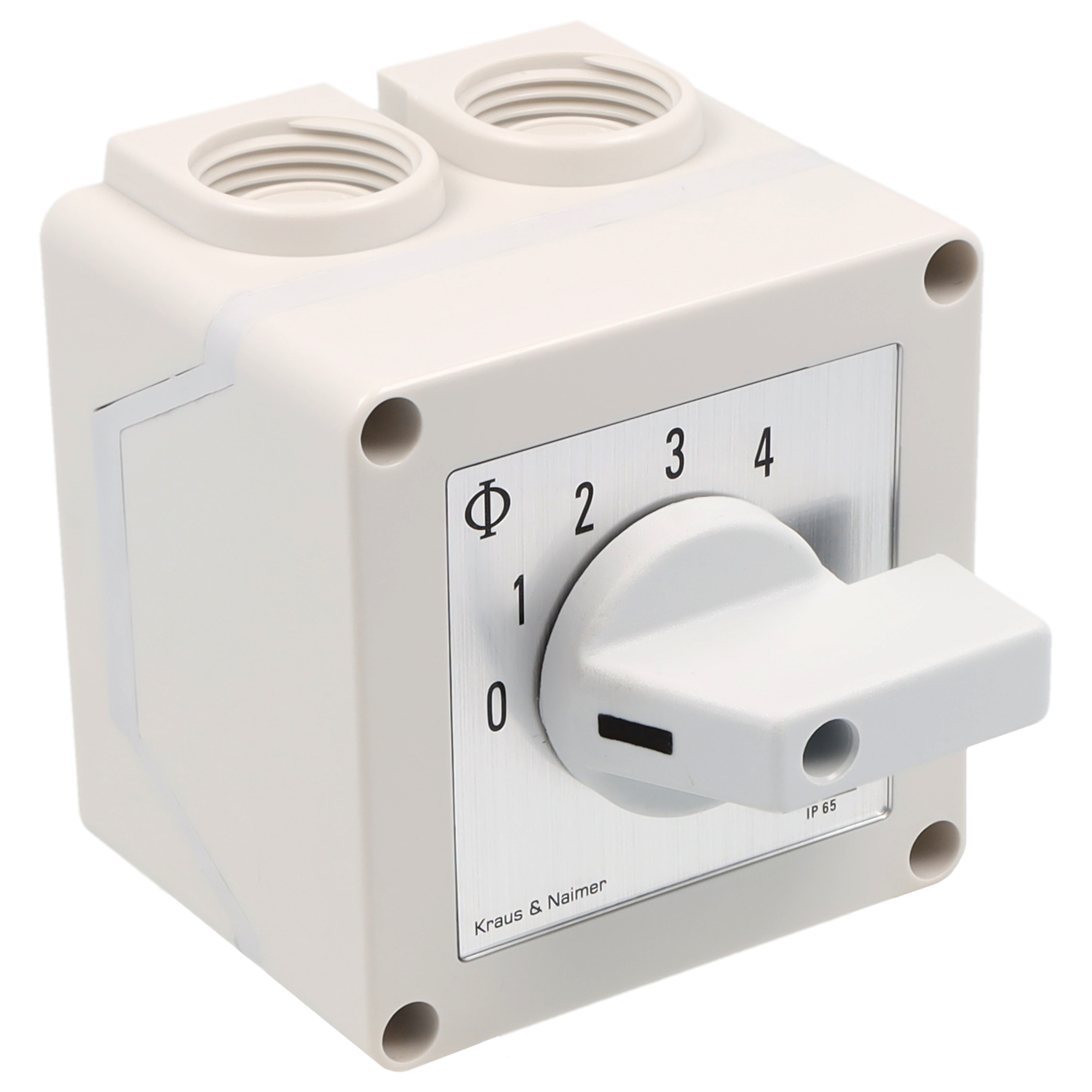 Multi-step switch 0-4; 1-pole; 0->4; Plastic housing