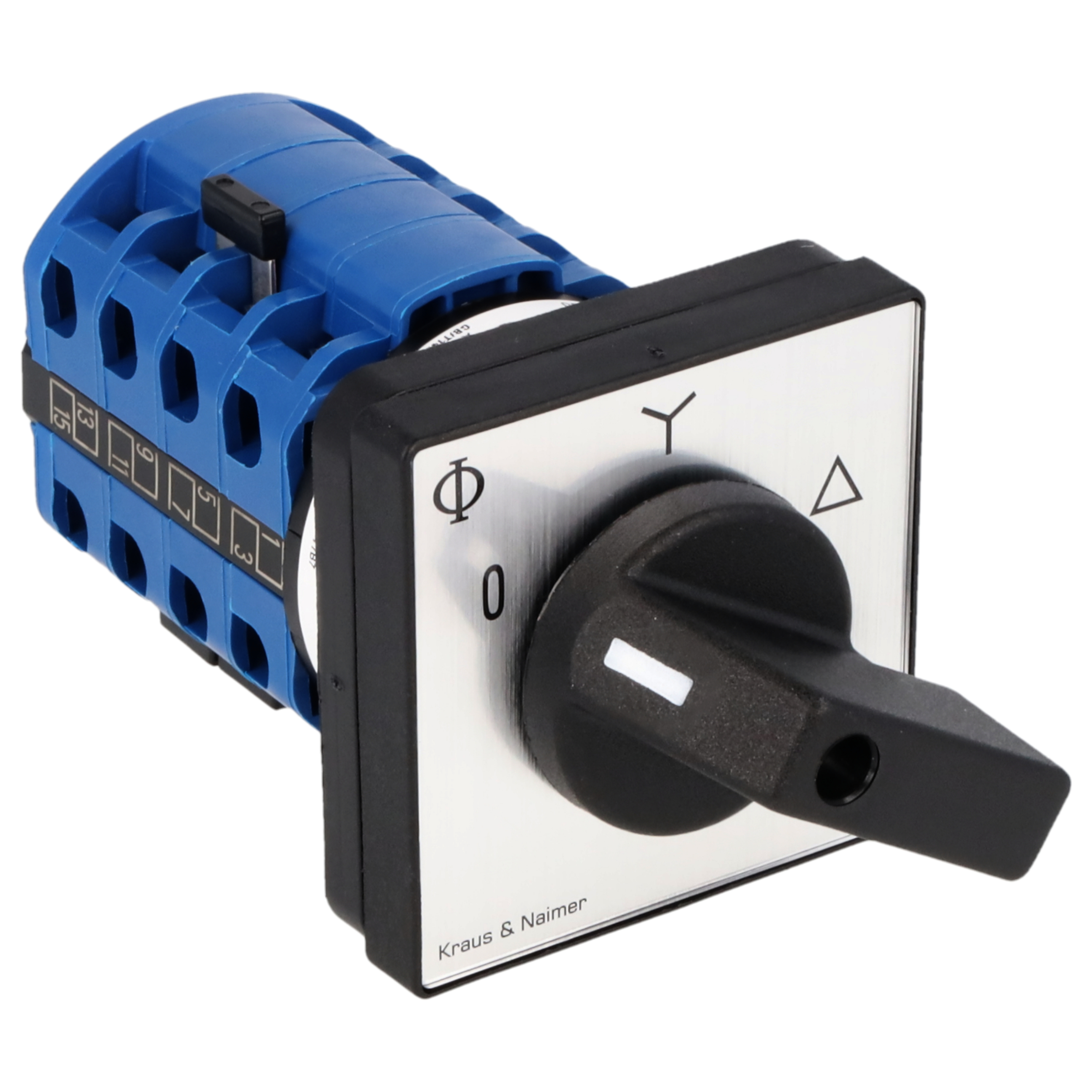 Stern-Dreieck-Schalter; 0-Stern-Dreieck; Fronteinbau 4-Loch