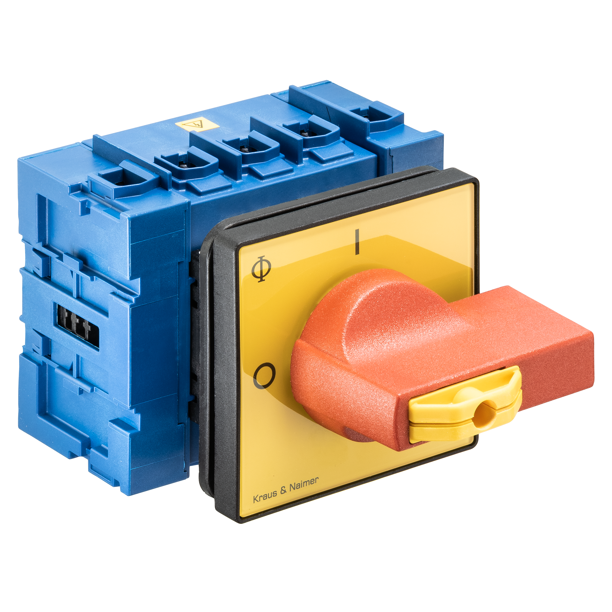 Hauptschalter; Ausschalter + PE/N; 3-polig; 0-I; Fronteinbau 4-Loch; Sperrvorrichtung
