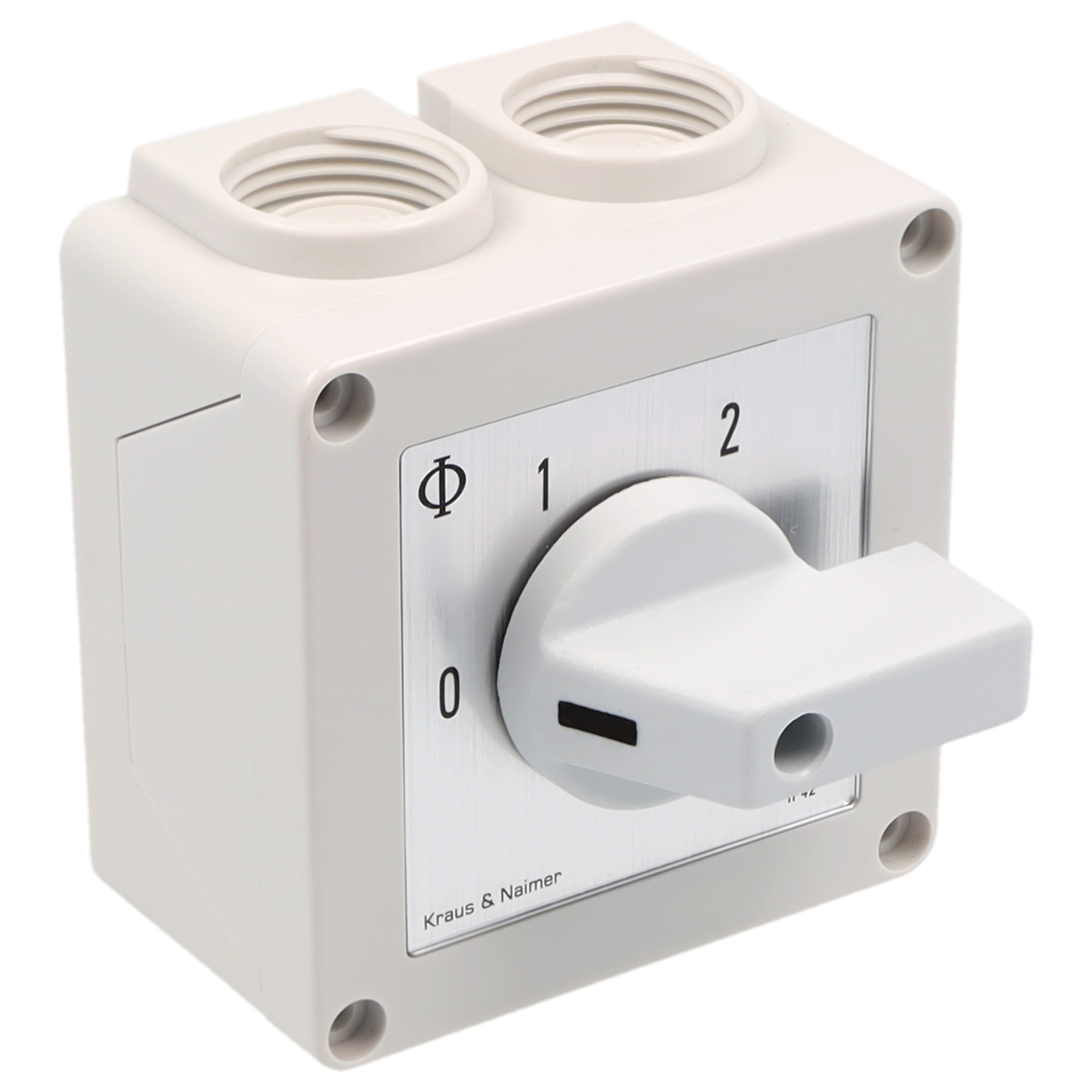 Stufenschalter 0-2; 1-polig; 0-1-2; Kunststoffgehäuse