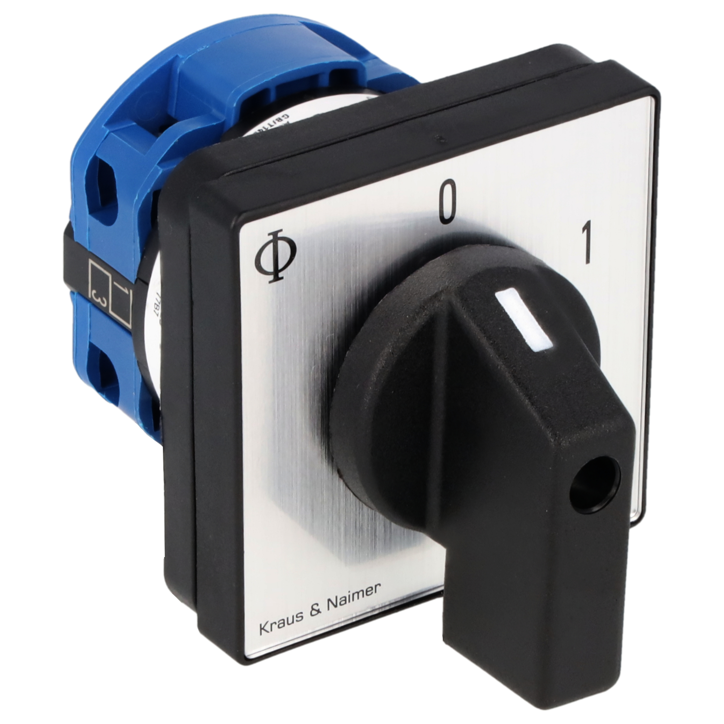 ON/OFF switch; 2-pole; 0-1; Panel mounting 4-hole