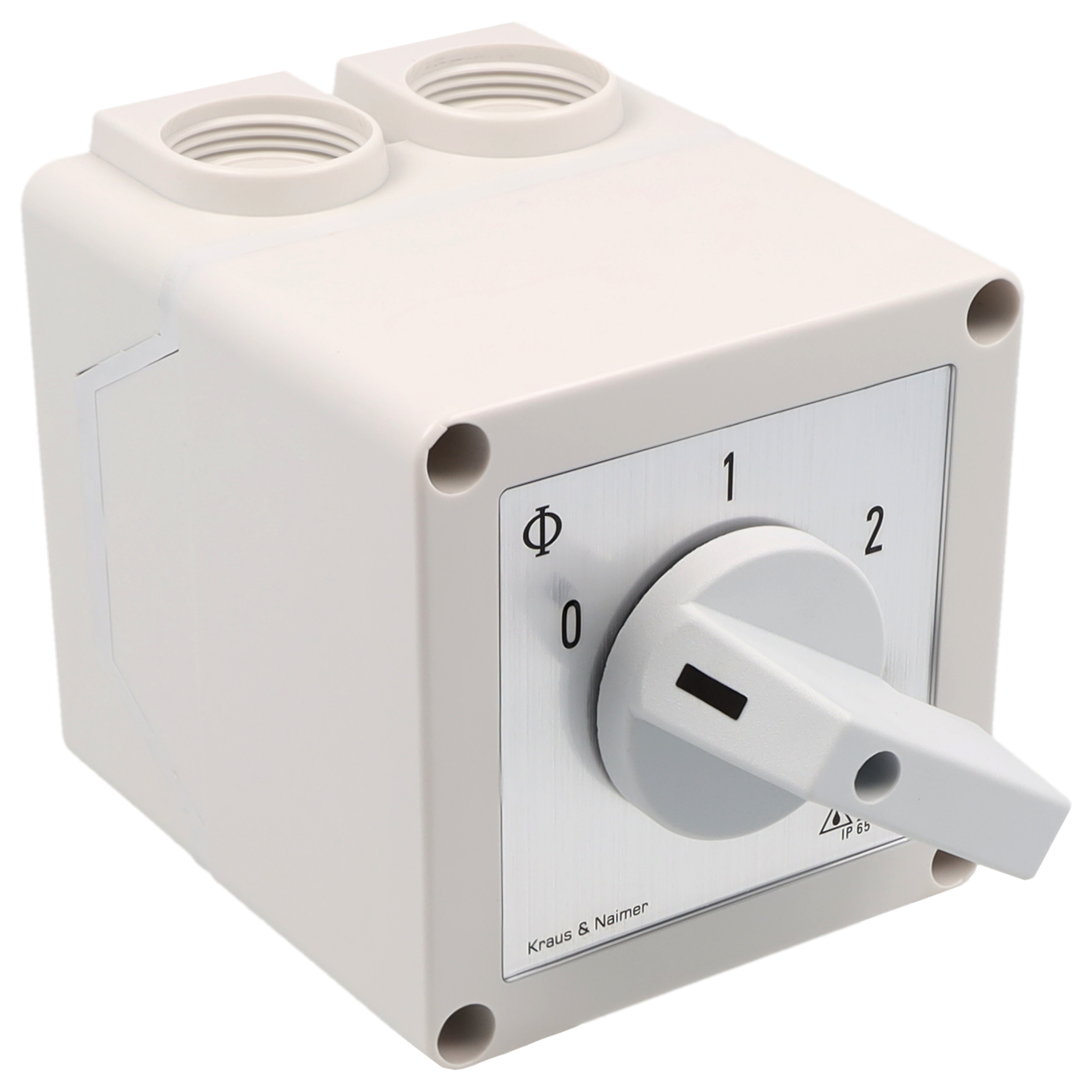 Motor switch; 0-1-2; Plastic housing