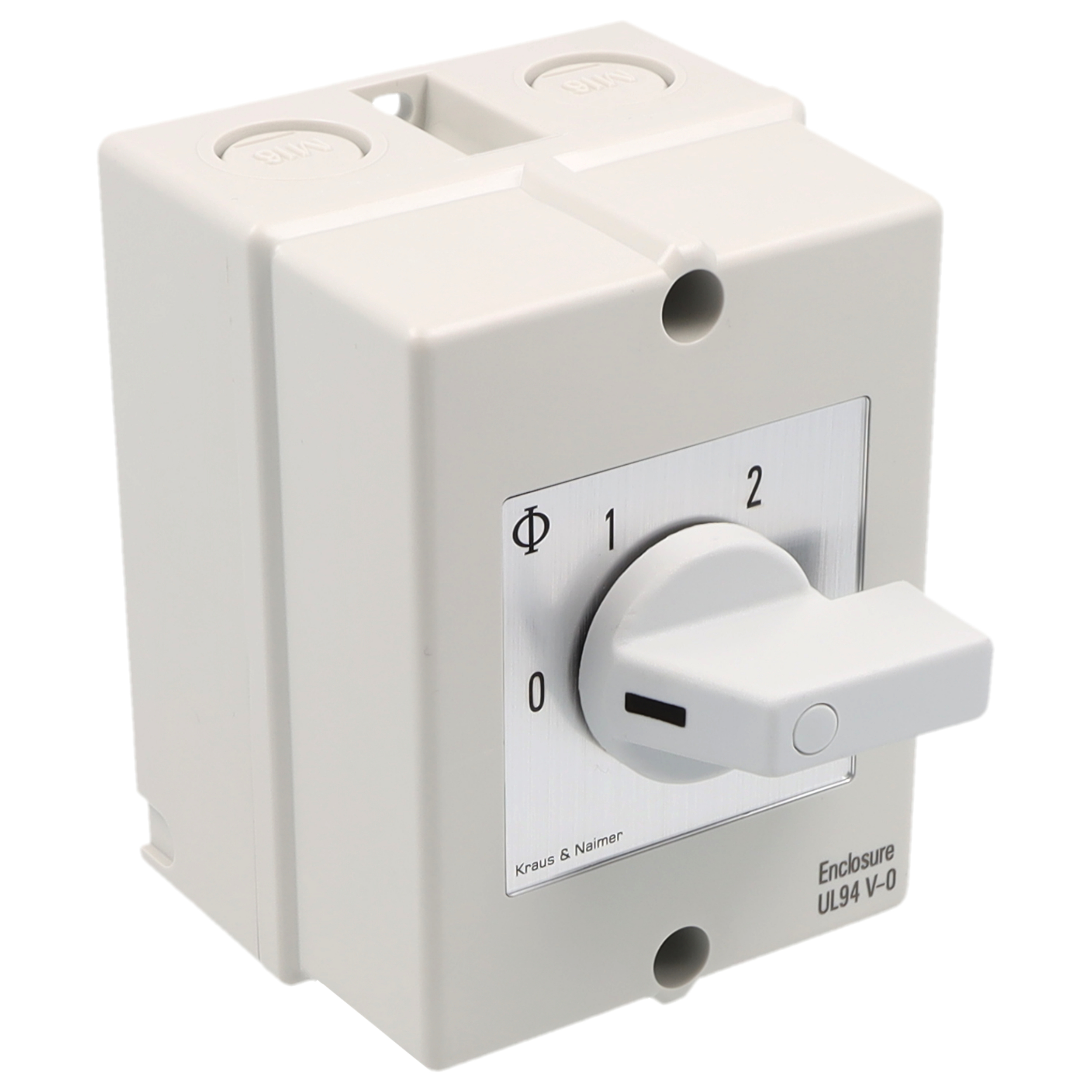 Umschalter m.0, RZ; 1-polig; AUF-0-AB; Kunststoffgehäuse