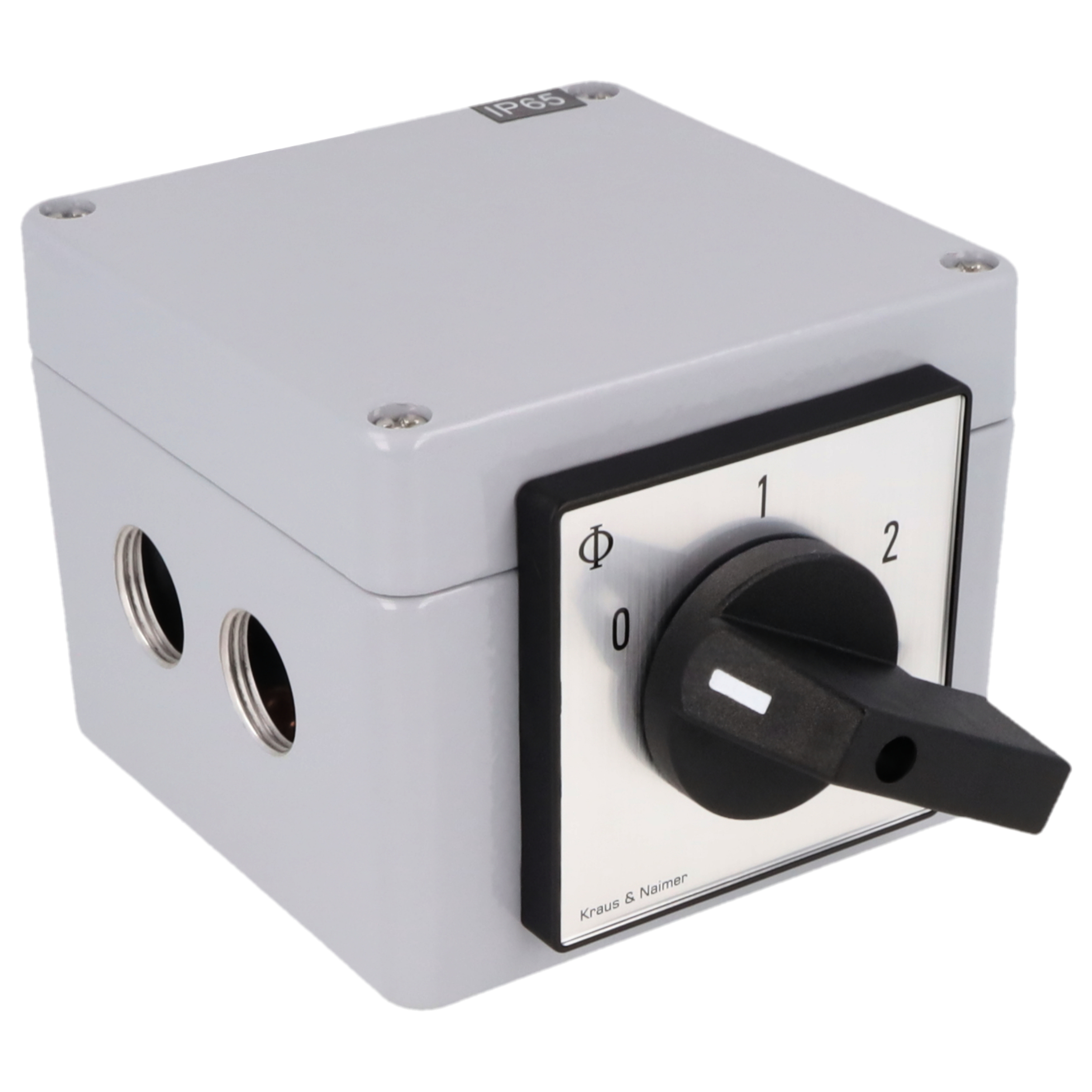 Motor switch; 0-1-2; aluminium enclosure