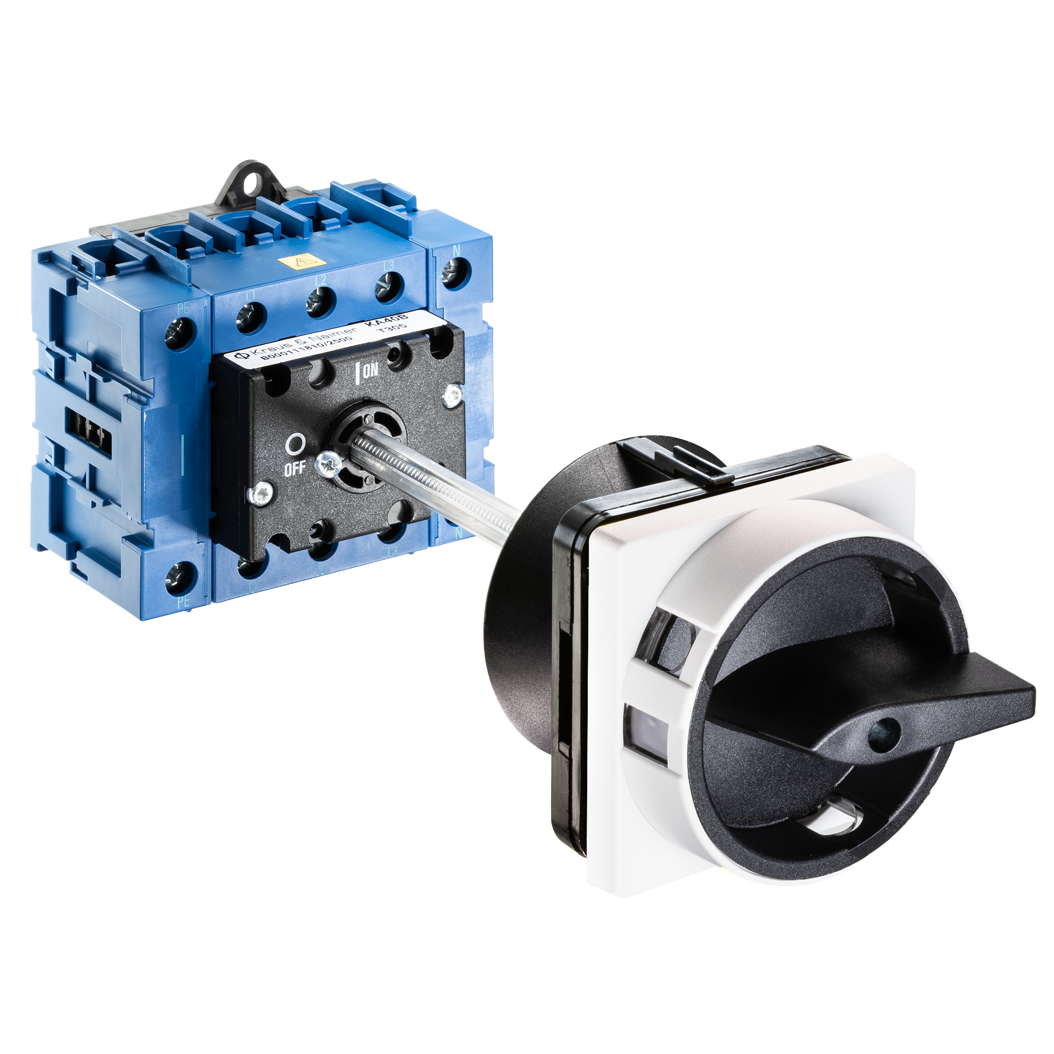 Main switch; ON/OFF switch + PE/N; 3-pole; 0-I; Base mounting/DIN rail mounting; Padlock Device; black, electric gray; Door Clutch