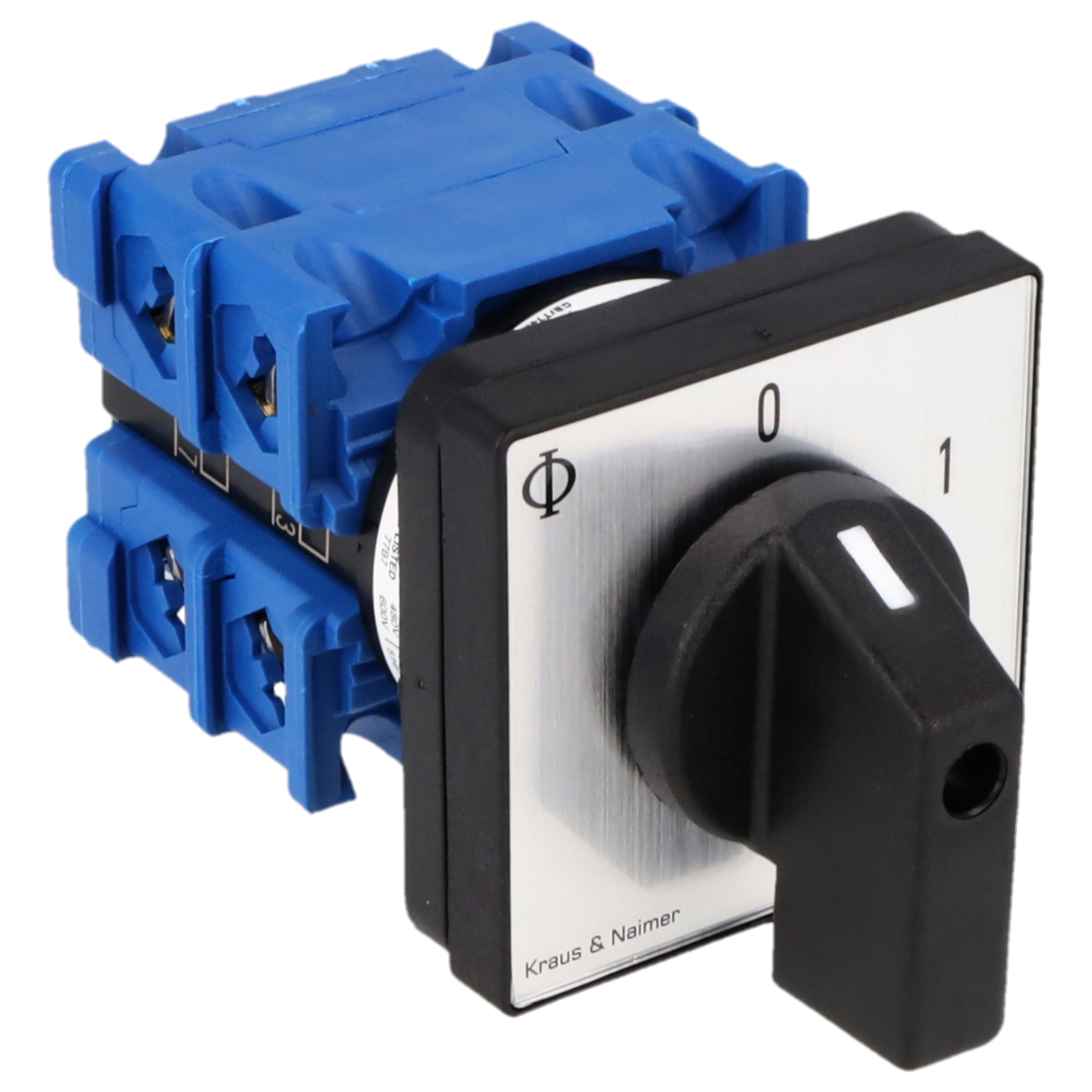 ON/OFF switch; 4-pole; 0-1; Panel mounting 4-hole