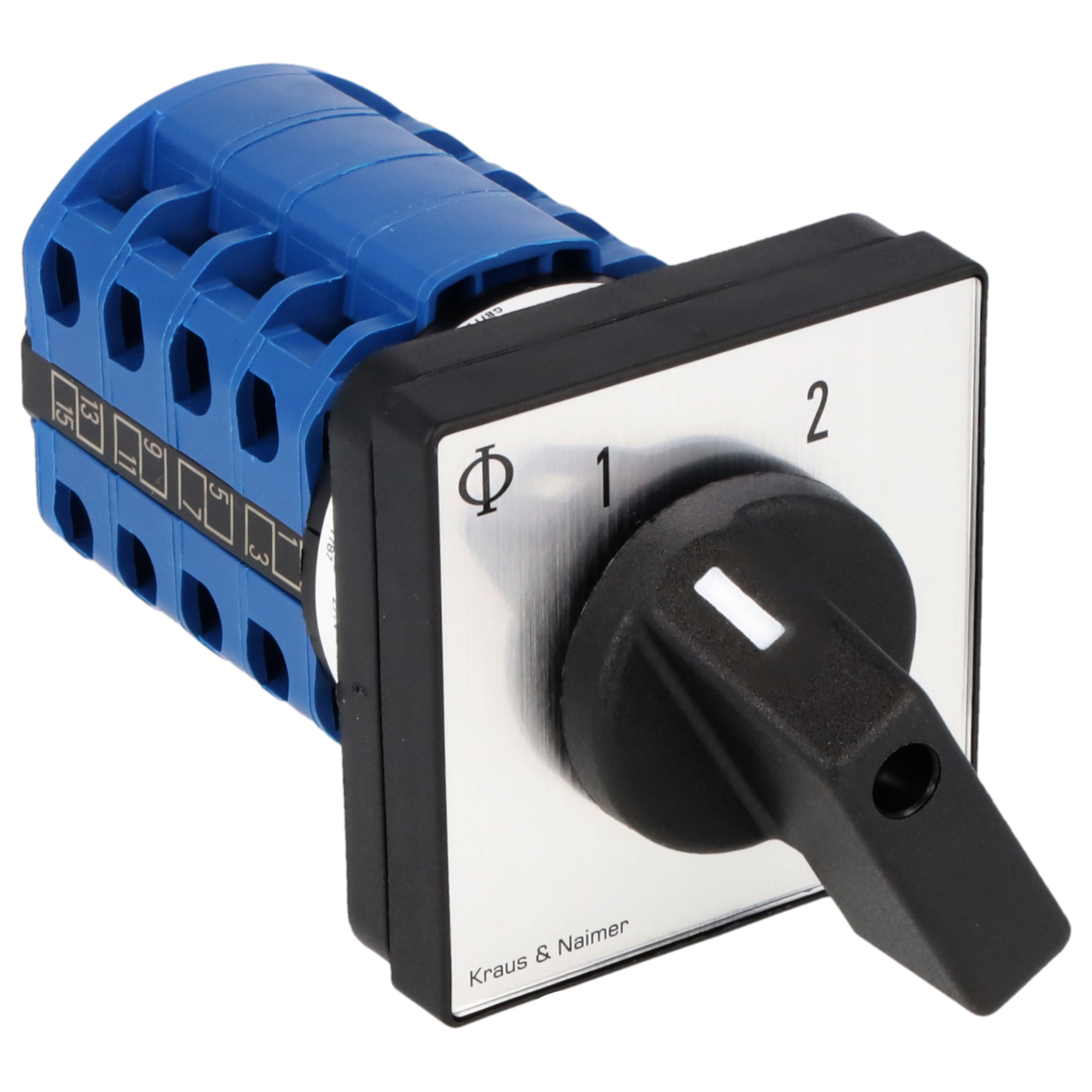 Umschalter o.0; 4-polig; 1-2; Fronteinbau 4-Loch