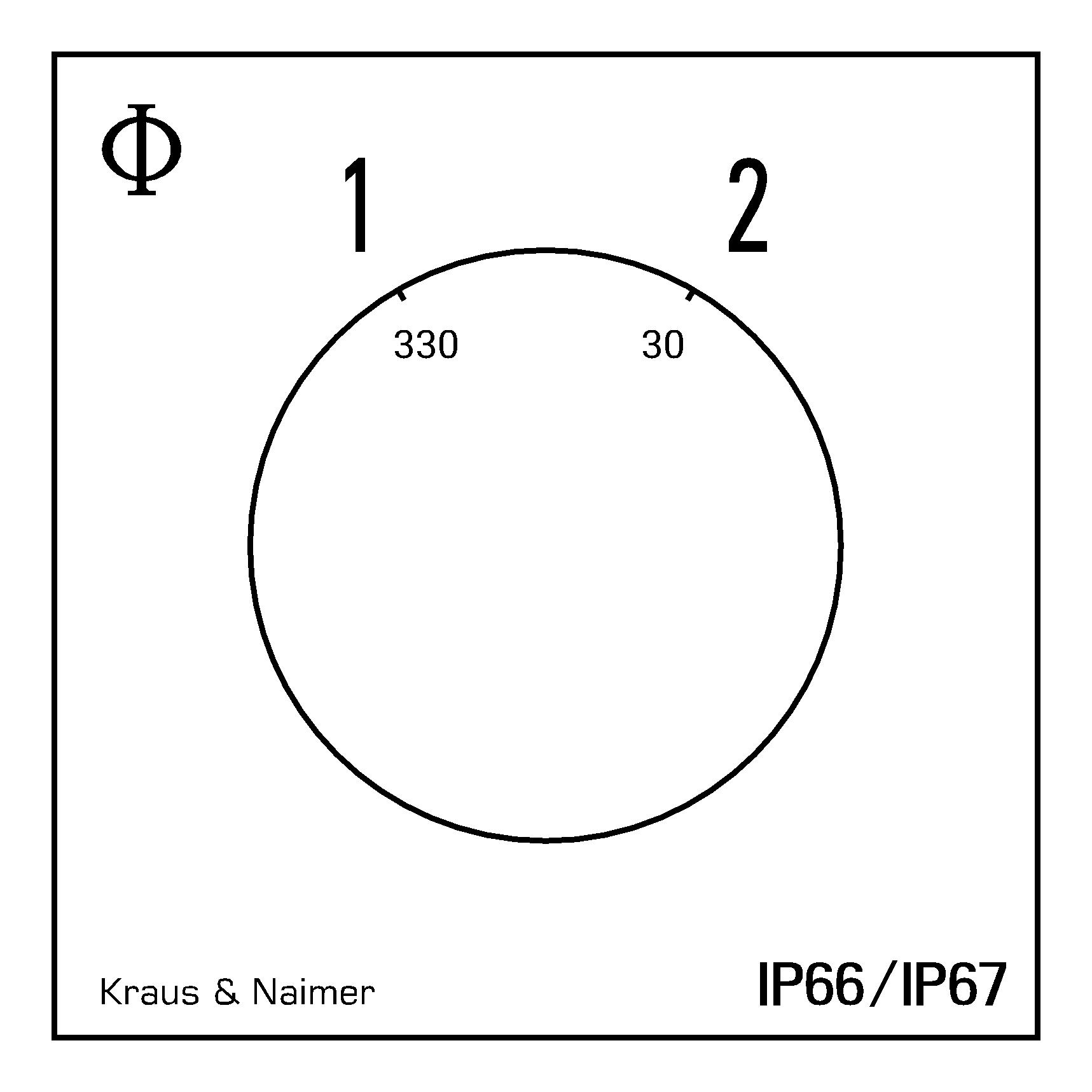 Umschalter o.0; 2-polig; 1-2; Kunststoffgehäuse