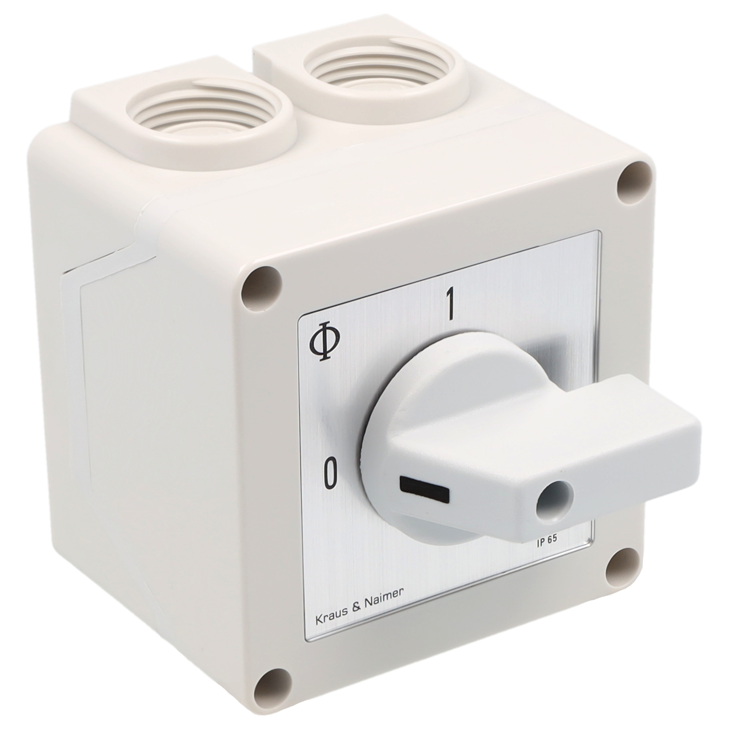 Ausschalter; 4-polig; 0-1; Kunststoffgehäuse