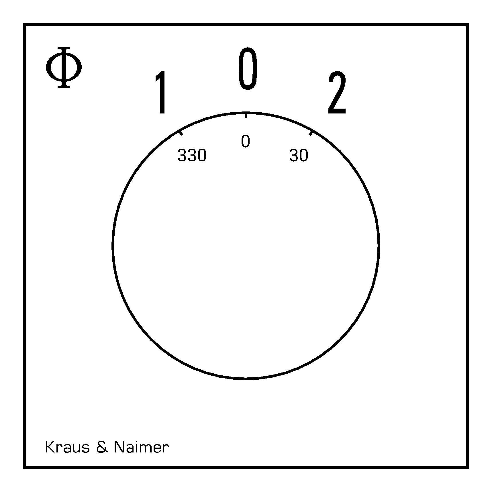 Key switch; Changeover switch w. OFF, SR; 1-pole; 1-0-1; Plastic housing; Key-Lock Device