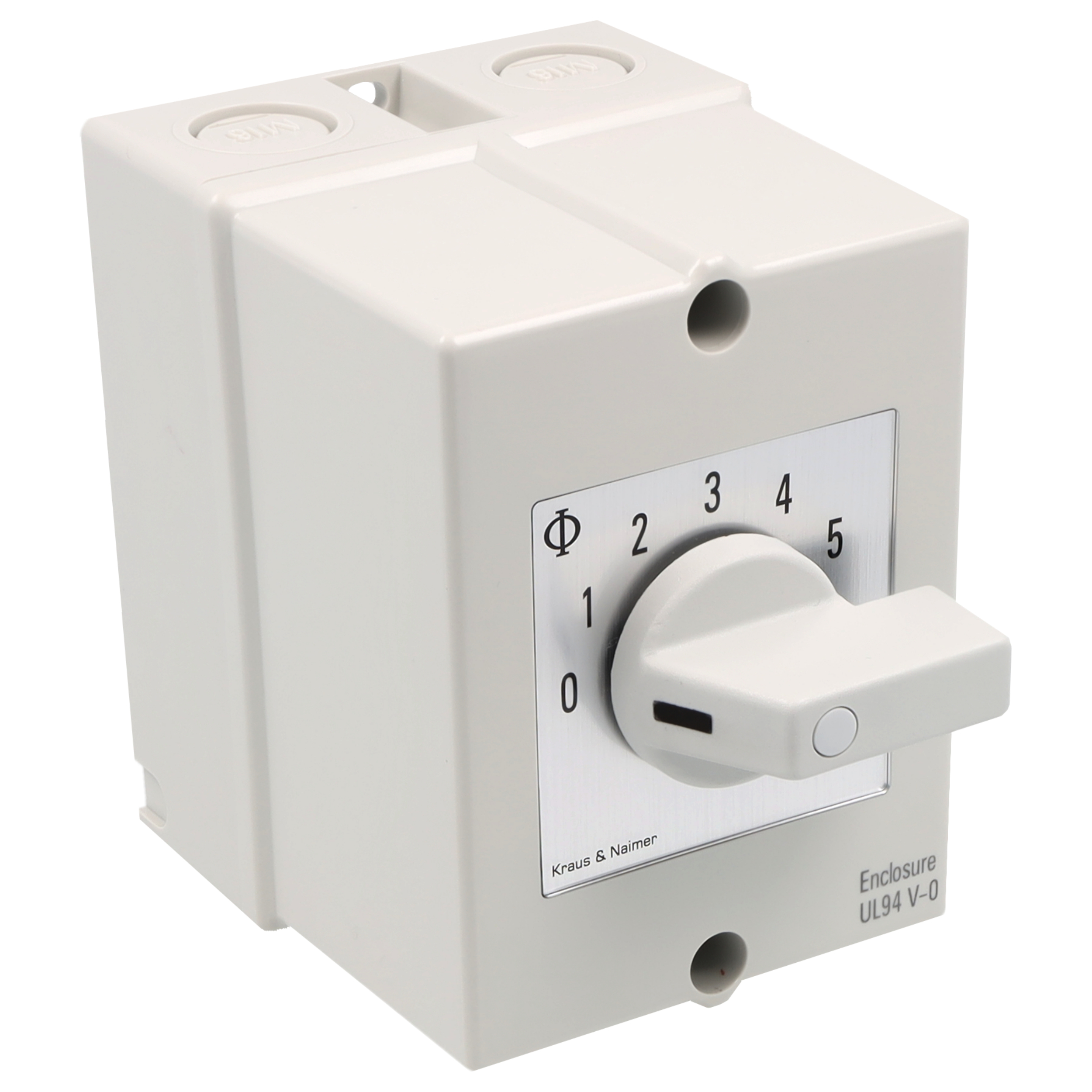 Multi-step switch 0-5; 1-pole; 0->5; Plastic housing